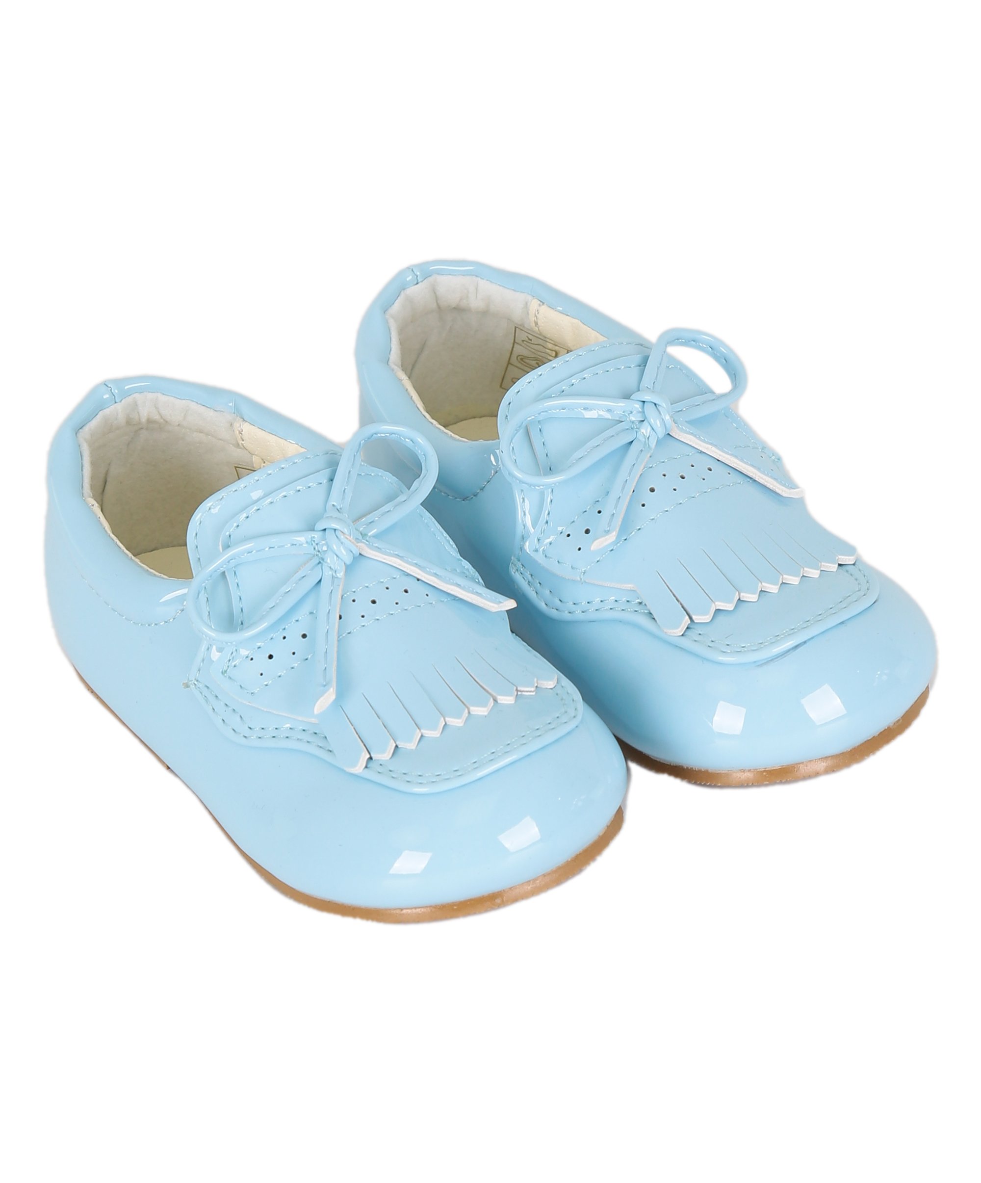 Baby Boys Pre- walker Patent Loafer - ADAM - Blue
