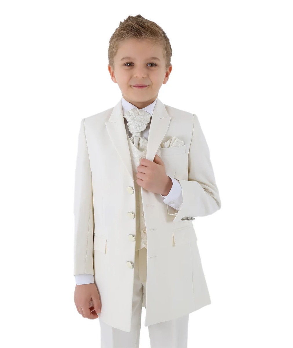 Boys Complete Tail Morning Suit - Cream - Ivory