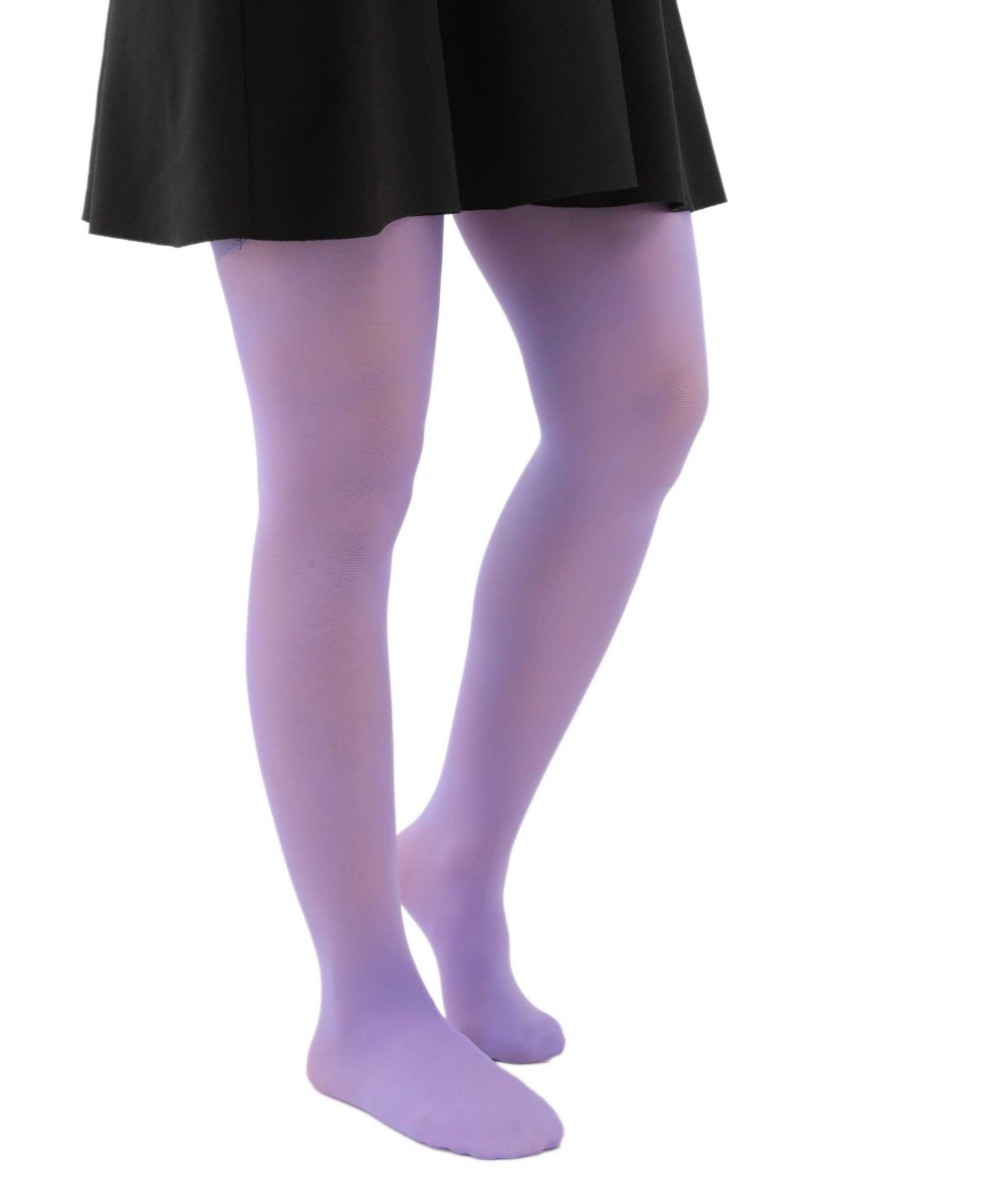 Girls Soft Footed Tights - MYCRO50 - Lilac