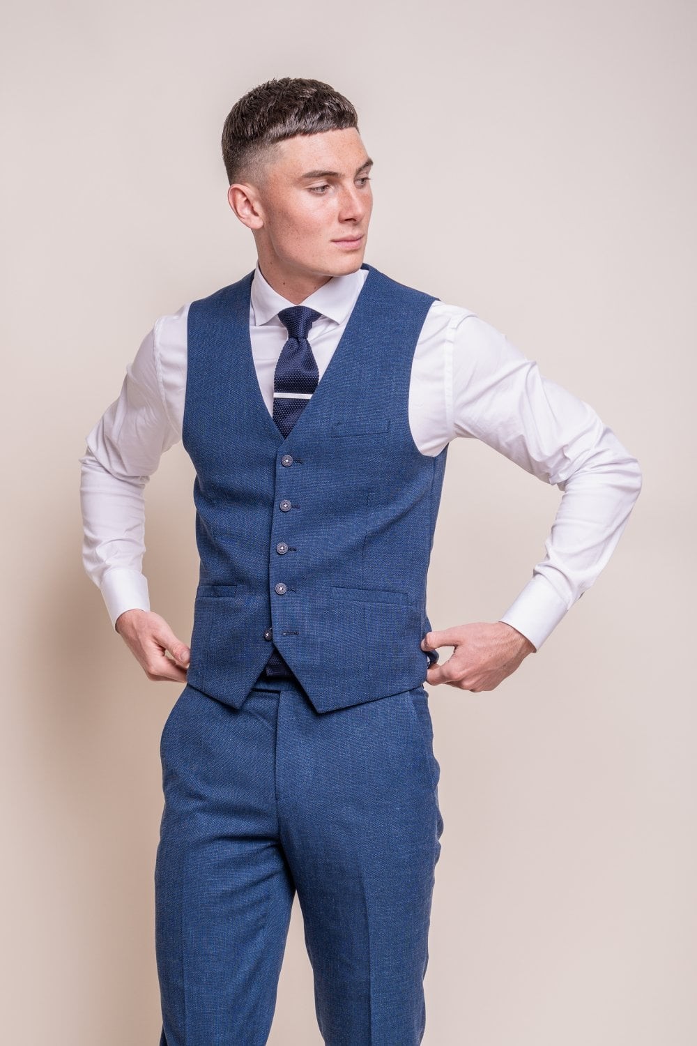 Men's Slim Fit Formal Waistcoat- MIAMI