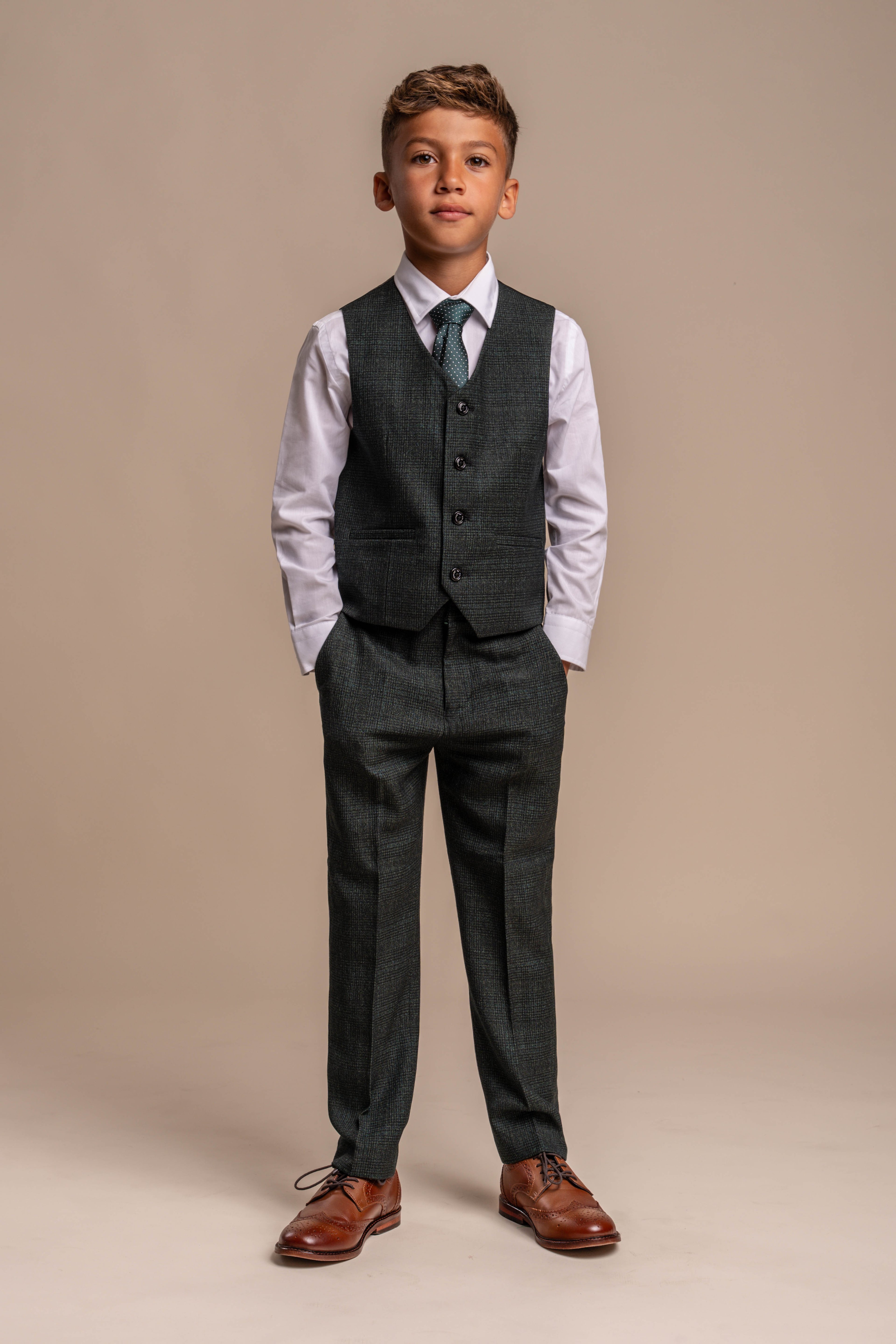 Boys Slim Fit Formal Suit - CARIDI