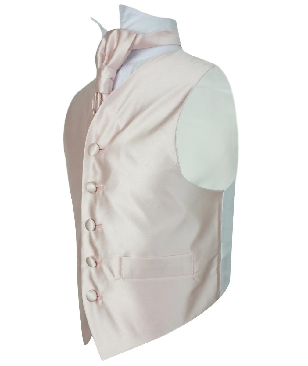 Boys Satin Waistcoat & Adjustable Cravat Set