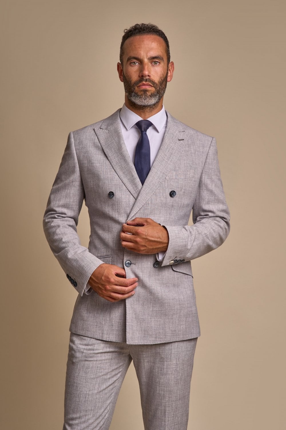 Men's Double Breasted Slim Fit Suit - TOKYO
