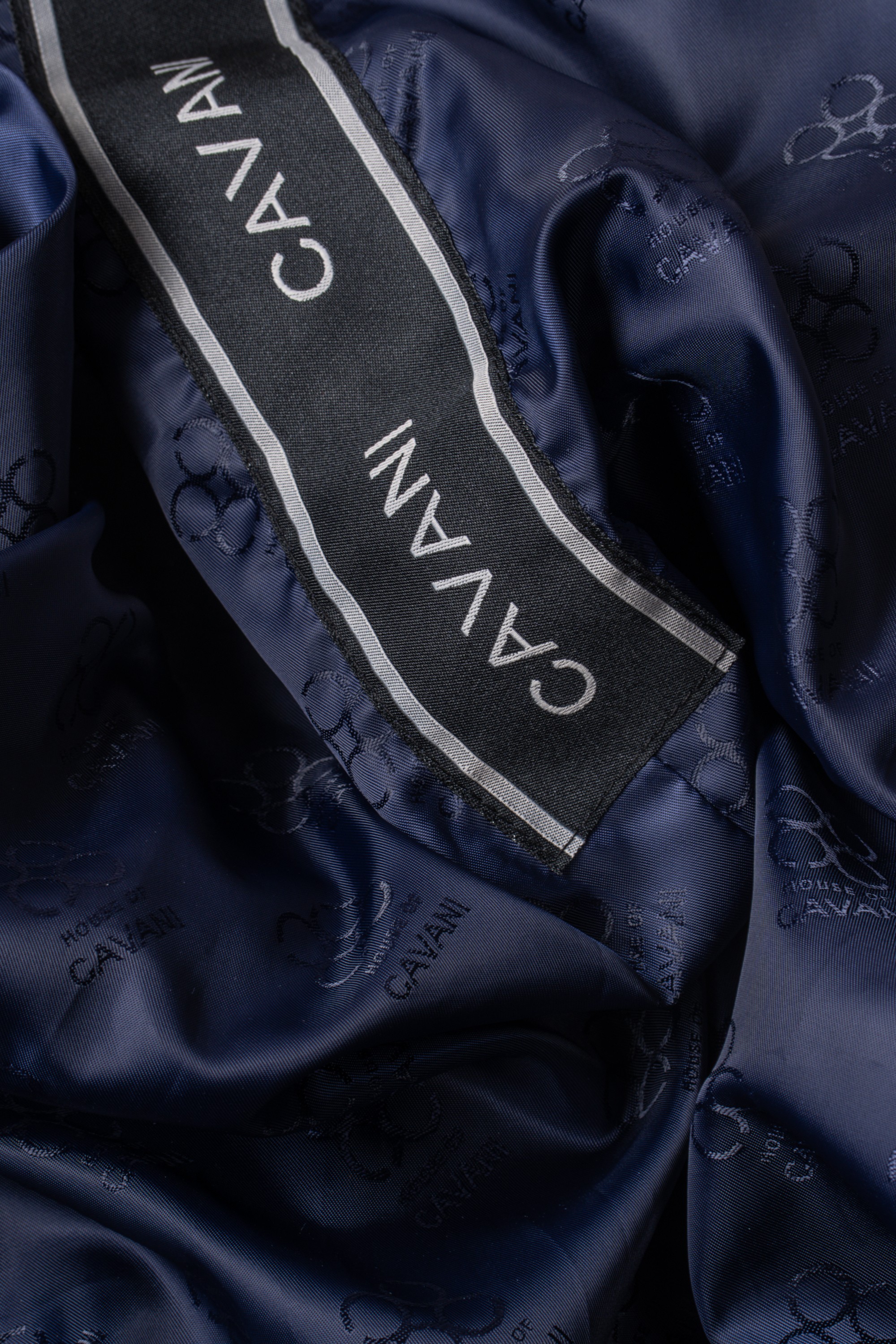 Men's Midi Length Geke Coat with Removable Zipper - BRANDO - Navy Blue