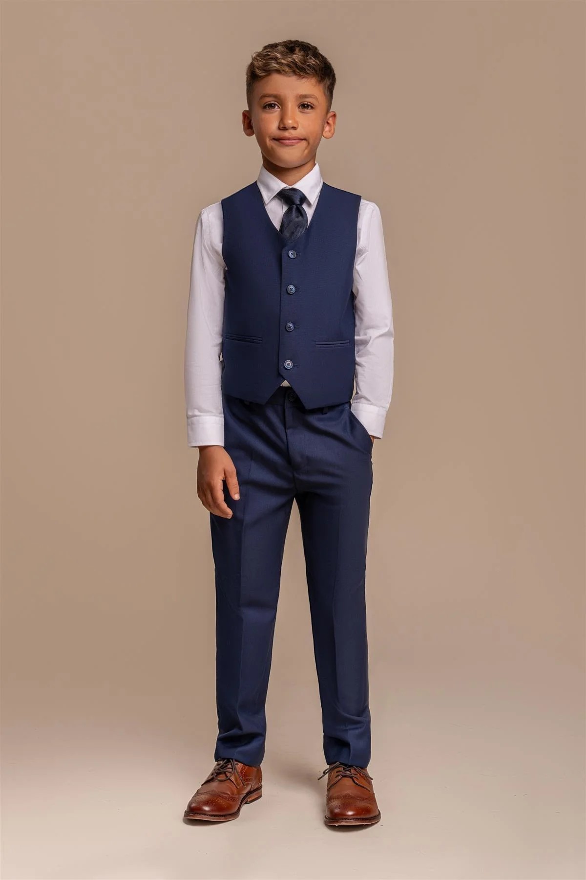 Boys Slim Fit Formal Suit - JEFFERSON Navy