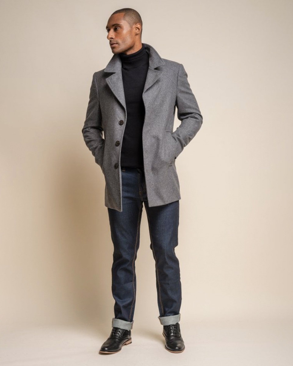 Reefer on sale coat mens