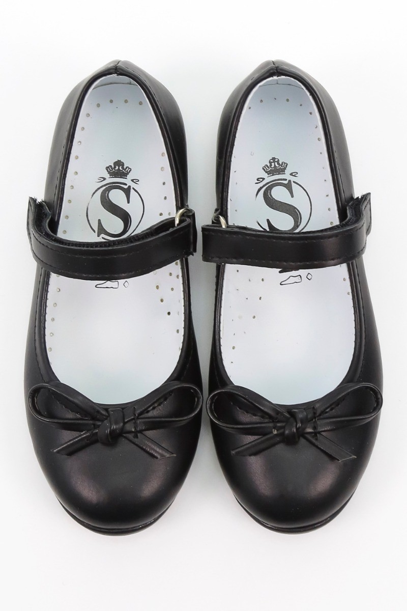 Girls Mary Jane Flat Dress Shoes - ANNA