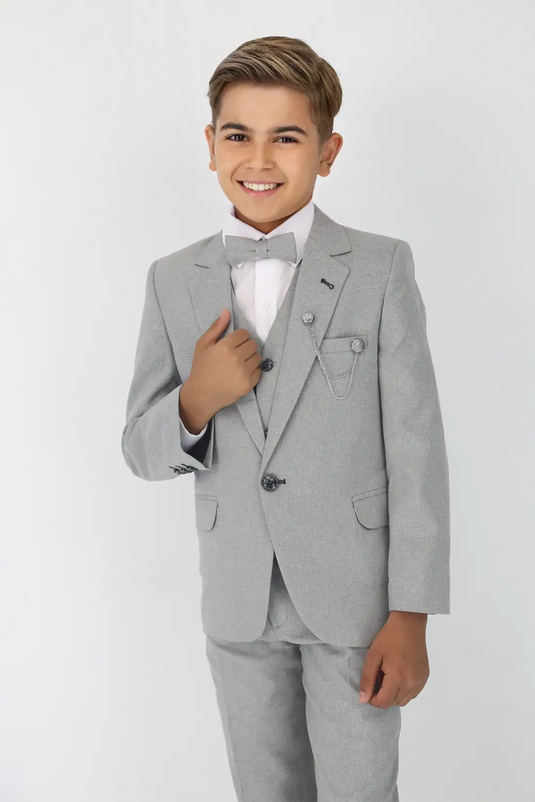 Textured 6Piece Pageboy Wedding Suit Sirri Boys Formal wear