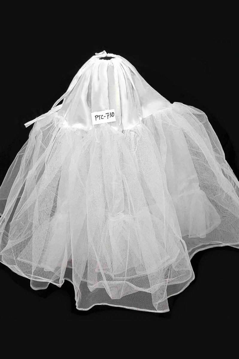 Girls Tulle White Underskirts Petticoats - CARA-PTC