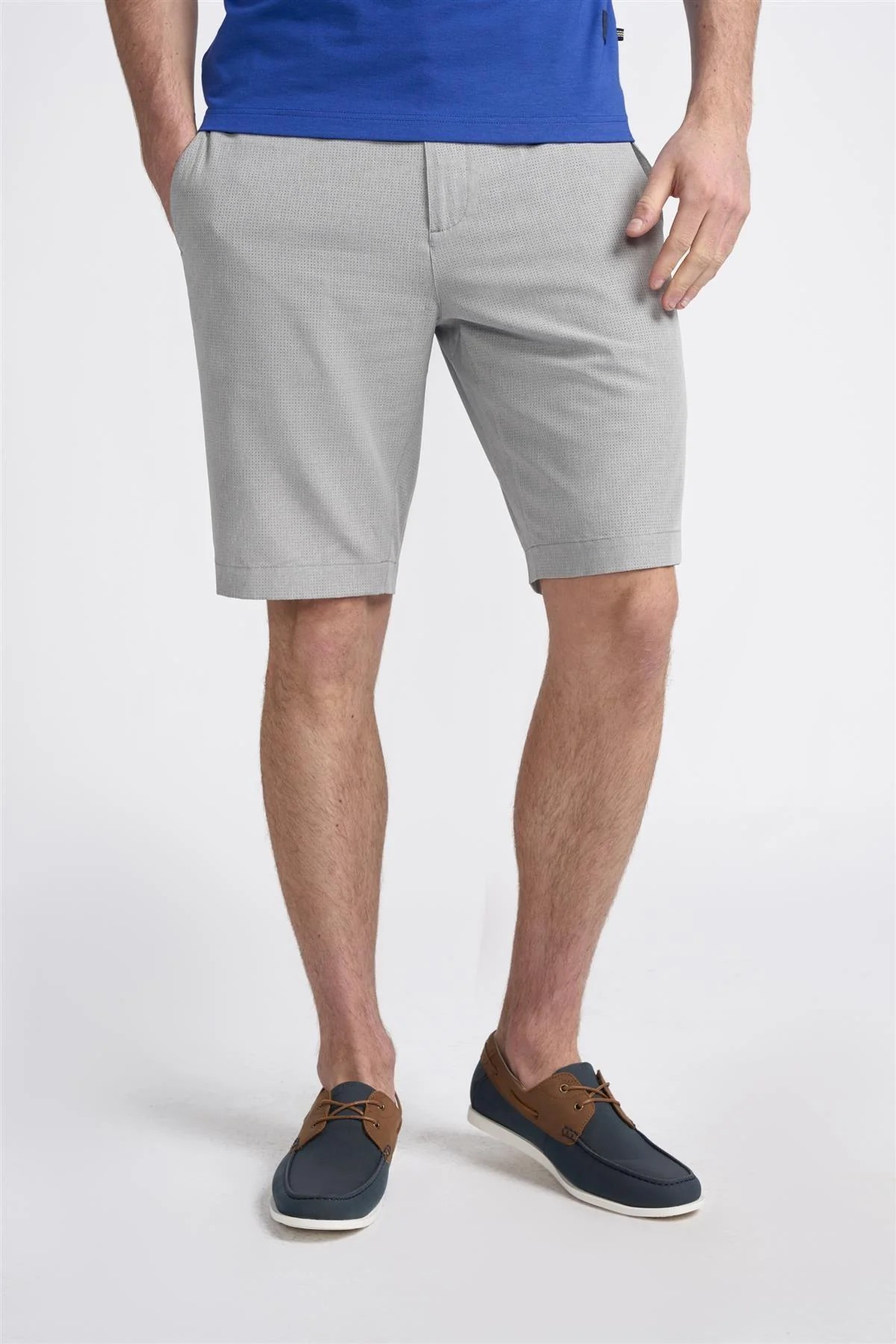 Men's Summer Essential Textured Short – DENVER - Grey