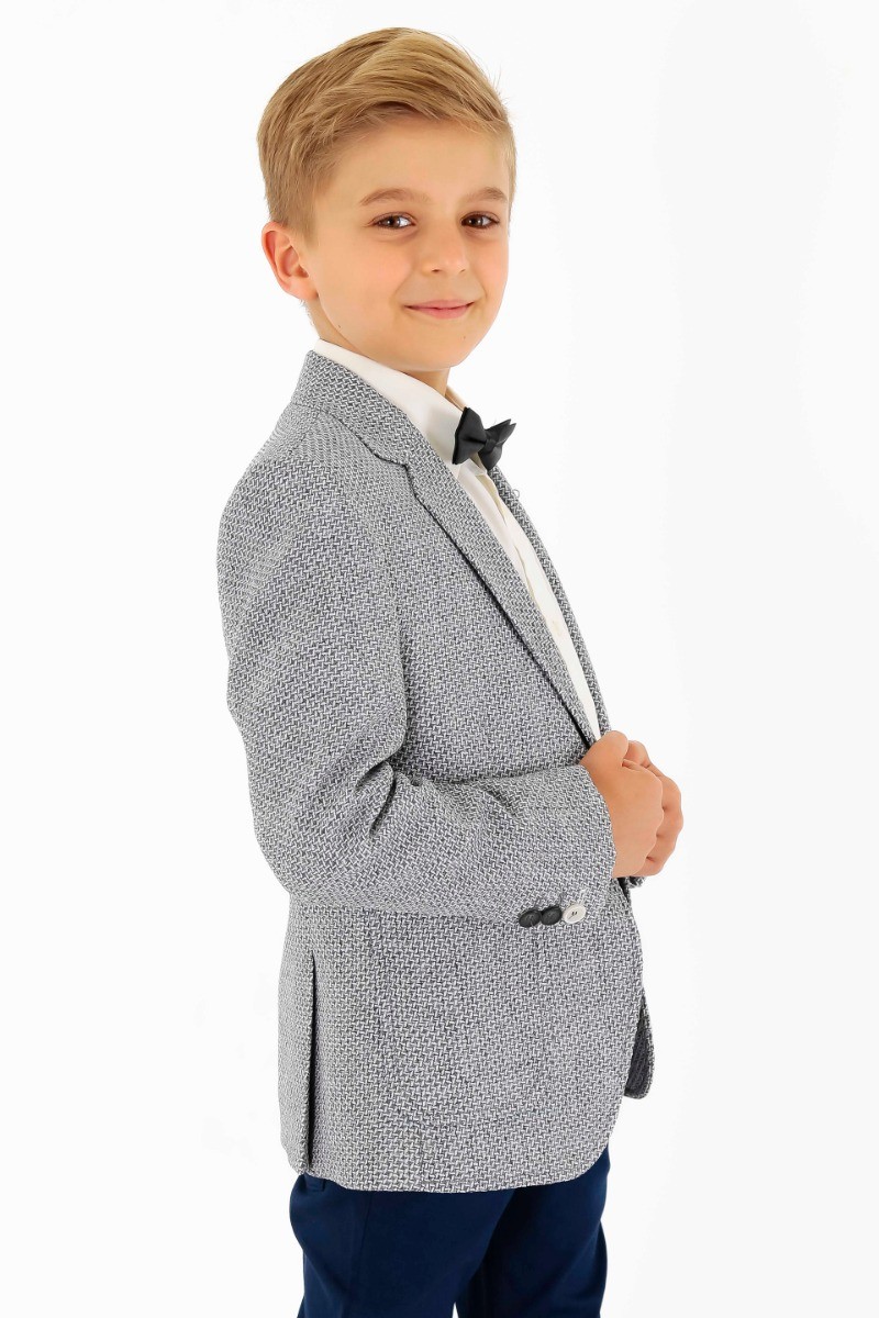 Boys Single Breasted Slim Fit Formal Blazer - GERRARD