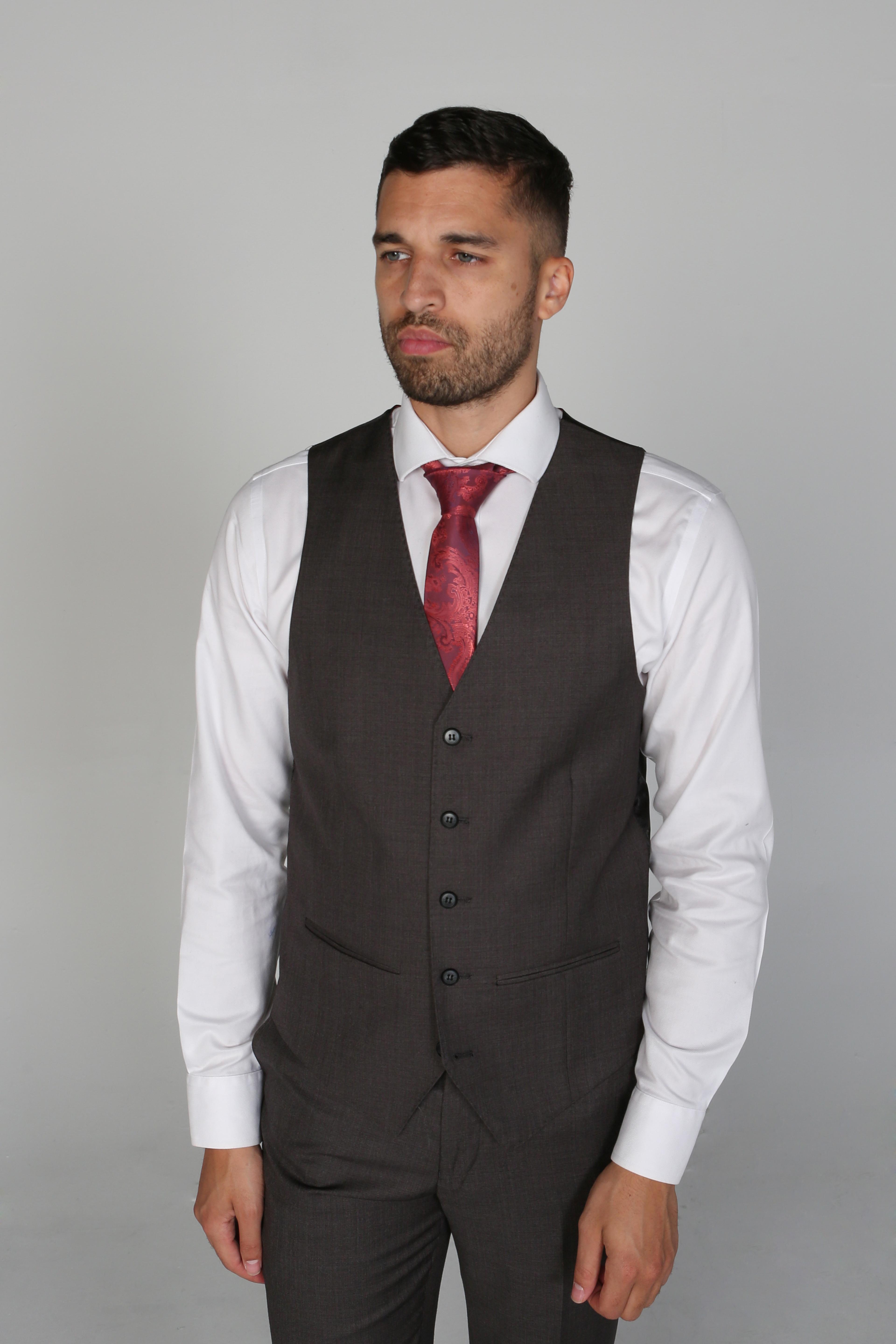 Men's Tailored Fit Formal Suit  - CHARLES