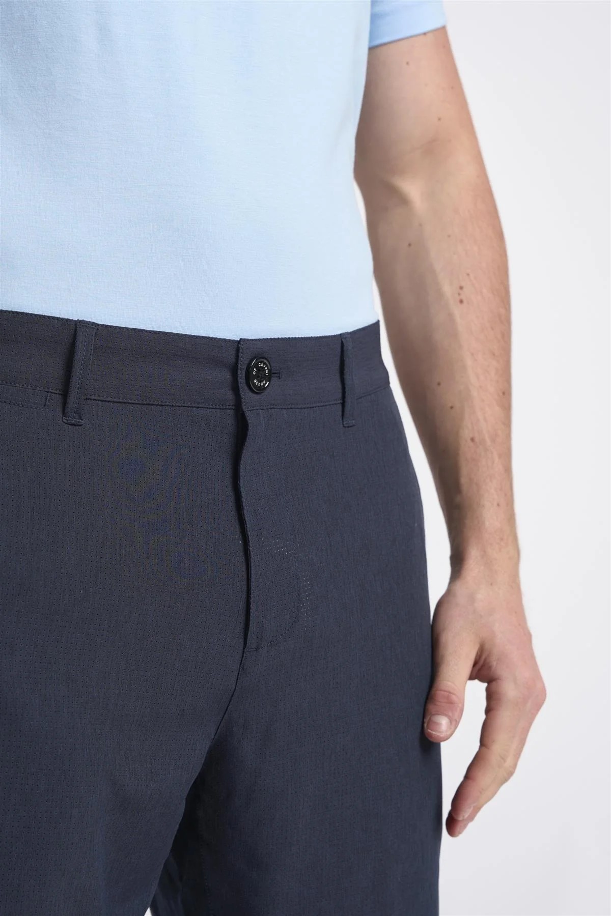 Men's Summer Essential Textured Short – DENVER - Navy