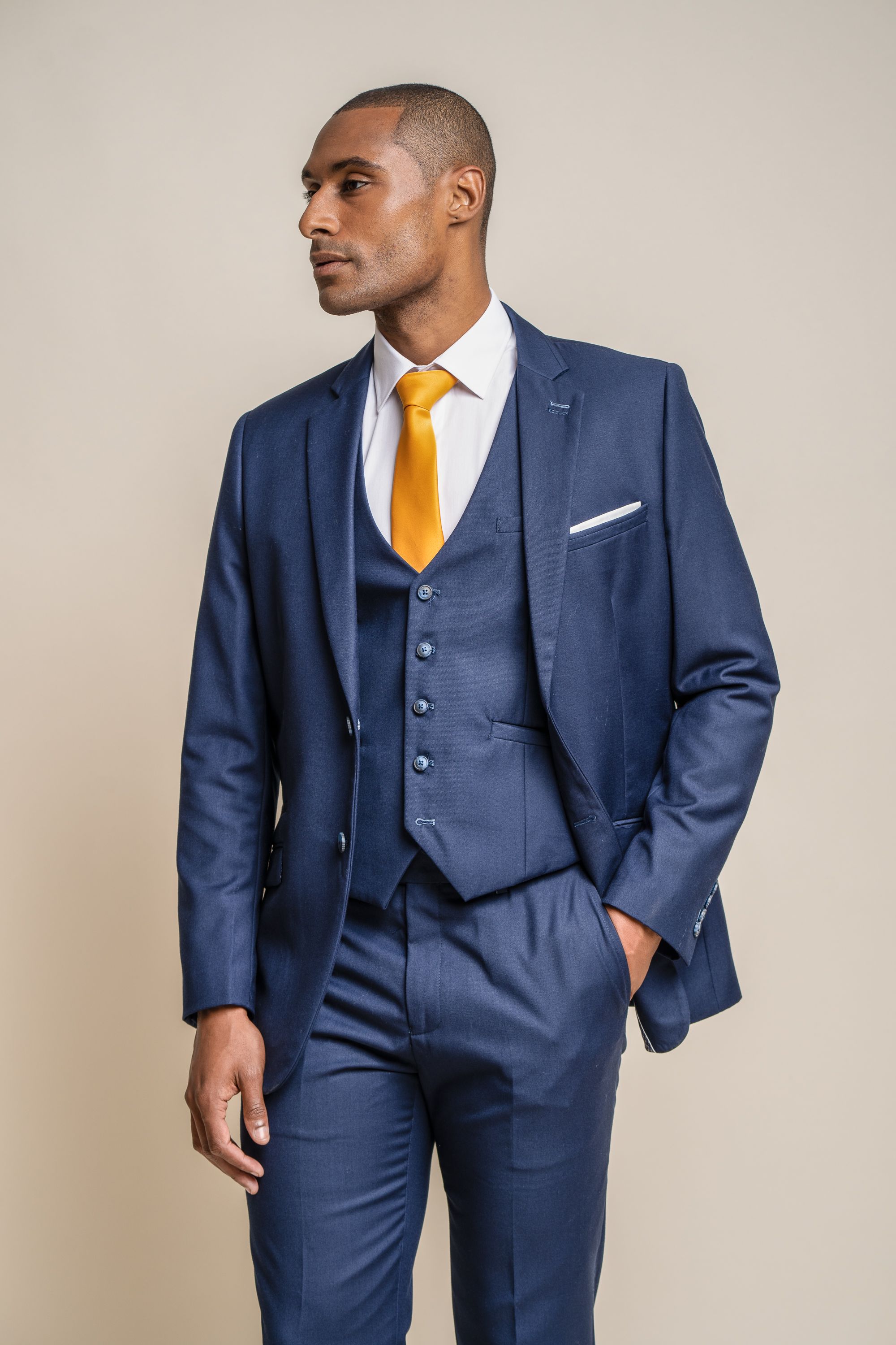 Men's Slim Fit Suit Jacket - JEFFERSON Navy