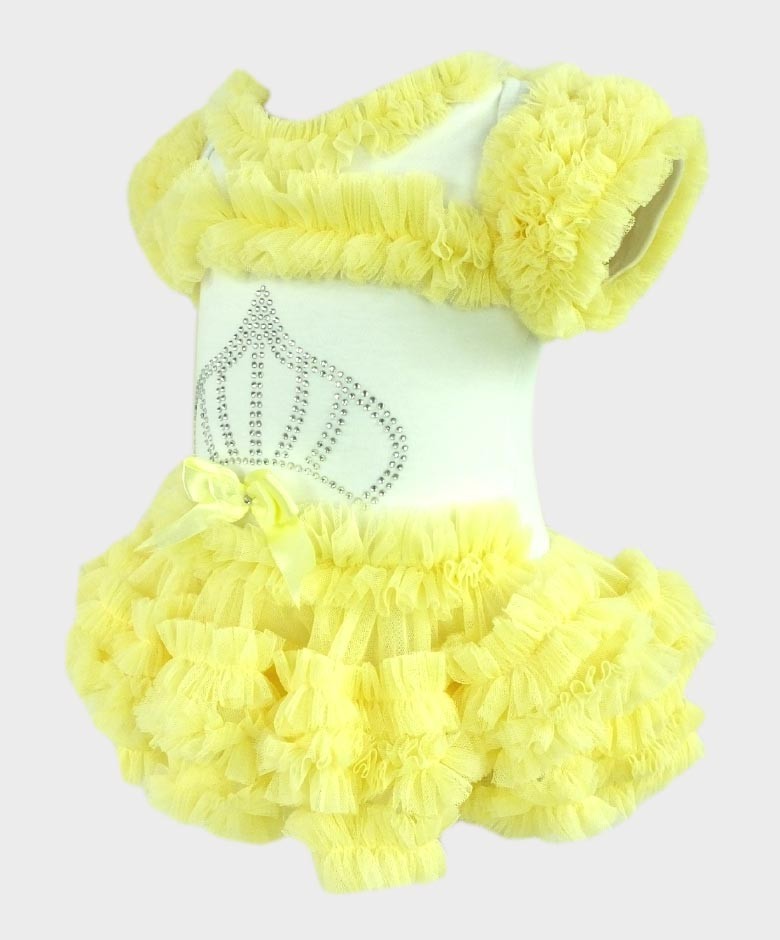 Baby Girl Tulle Cotton Tutu Bodysuit