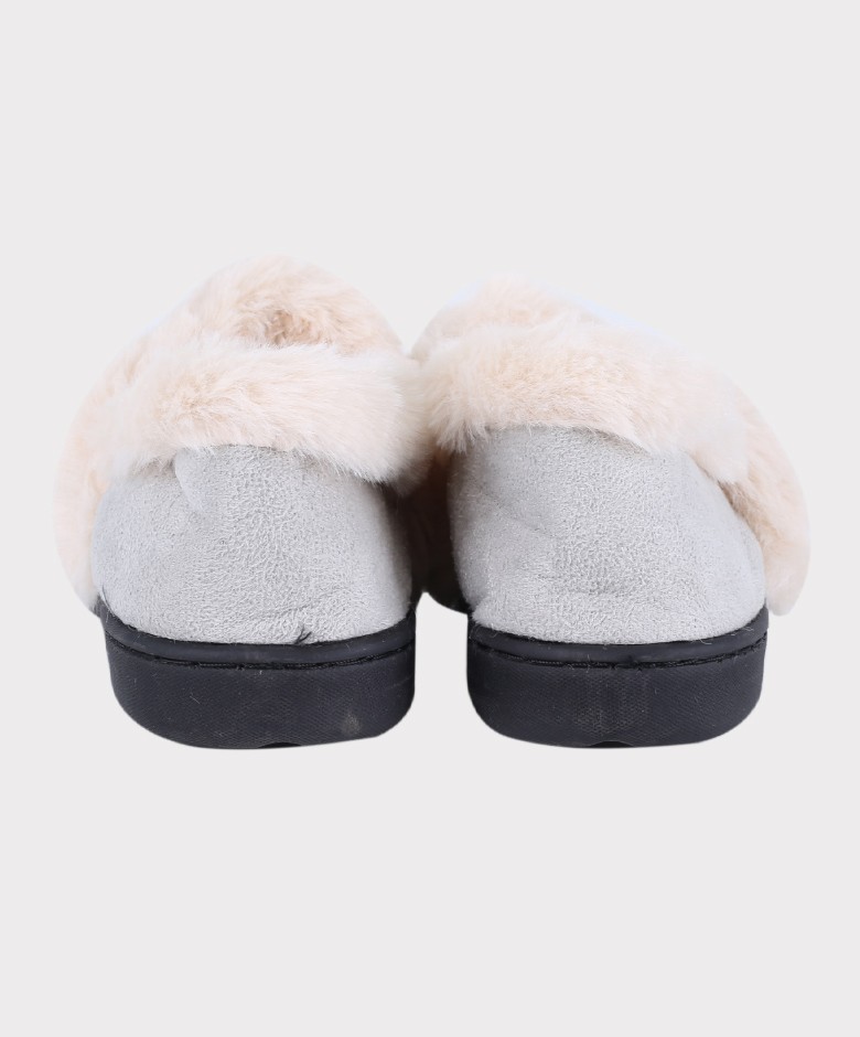 Boys Plush Comfortable Crown Slippers