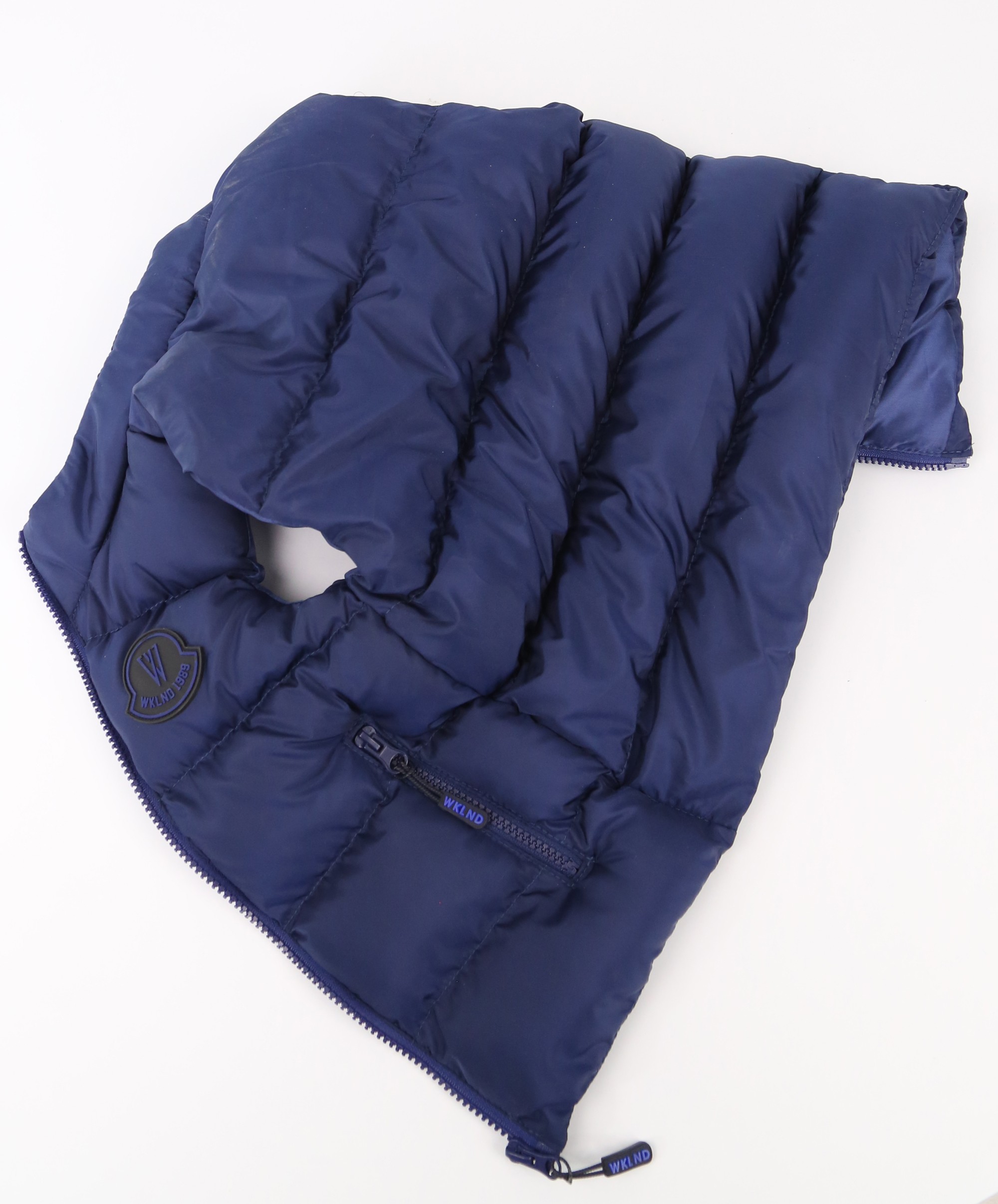 Boys Puffer Vest, Kids Padded Sleeveless Winter Outerwear - Navy Blue