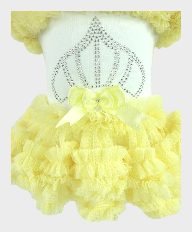 Baby Girl Tulle Cotton Tutu Bodysuit