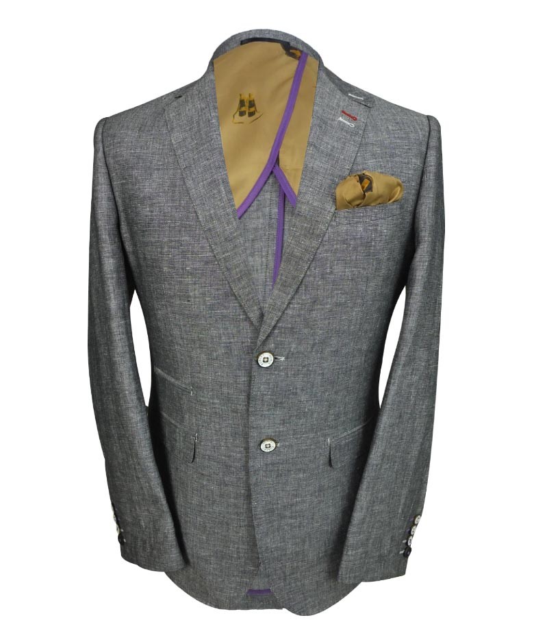 Men's Slim Fit Linen Suit - ETHAN Style