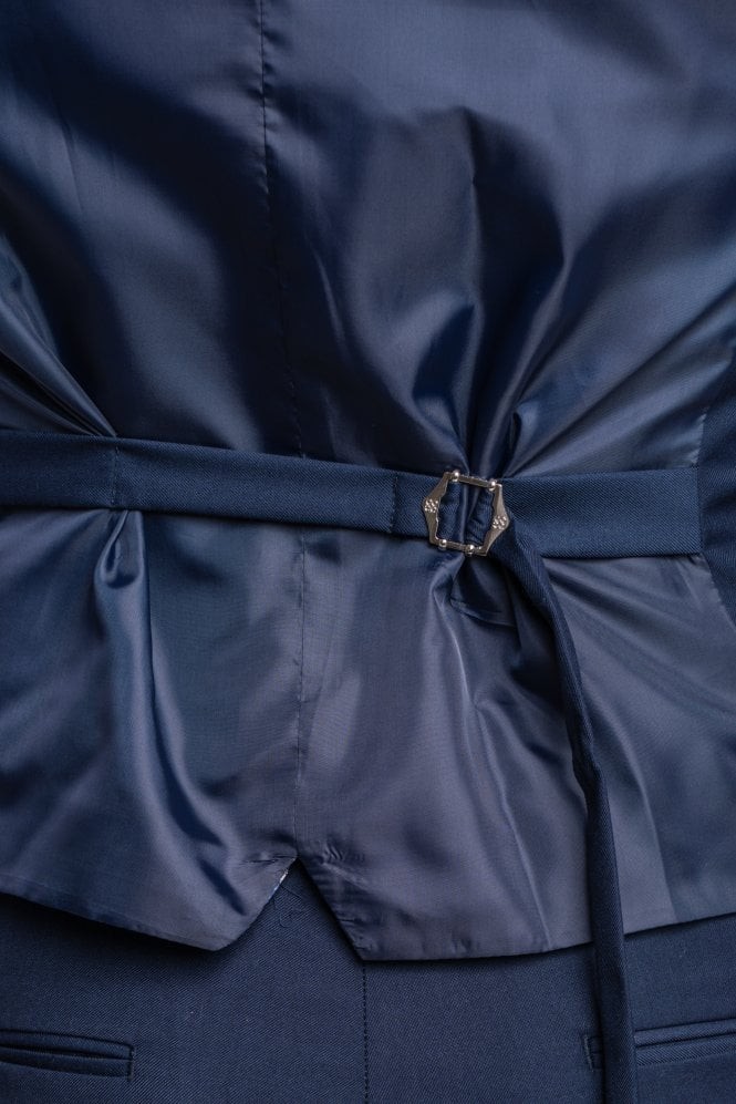 Men's Slim Fit Waistcoat - JEFFERSON Navy - Navy Blue