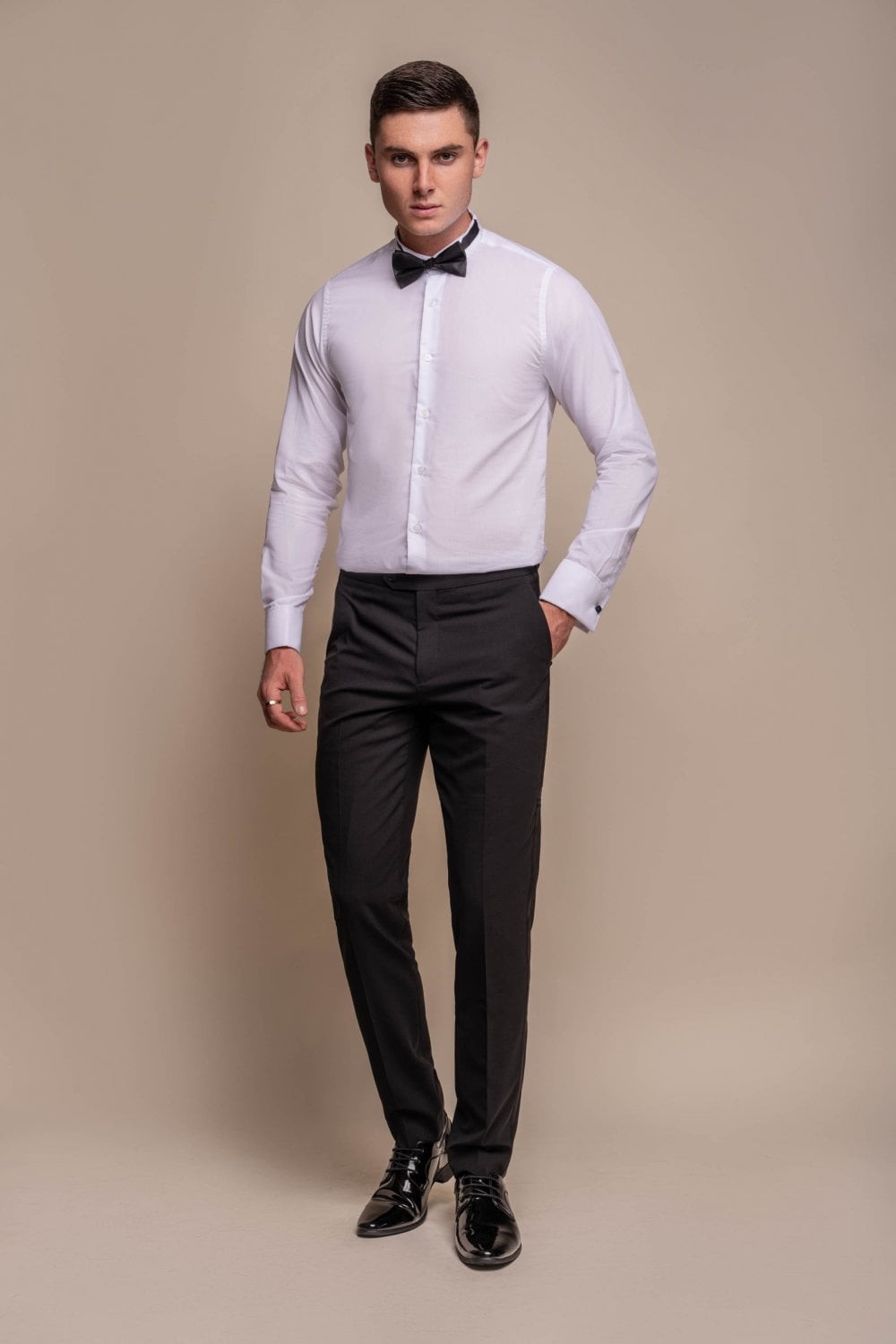 Men's Slim Fit Wool Blend Tuxedo Dinner Suit - ASPEN