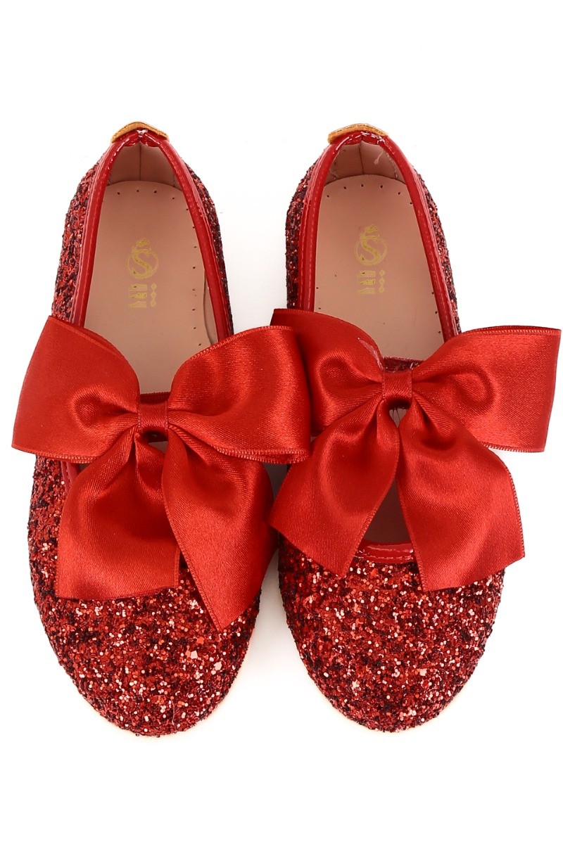 Girls Sequin Ballerina Flat Pumps - LOLA