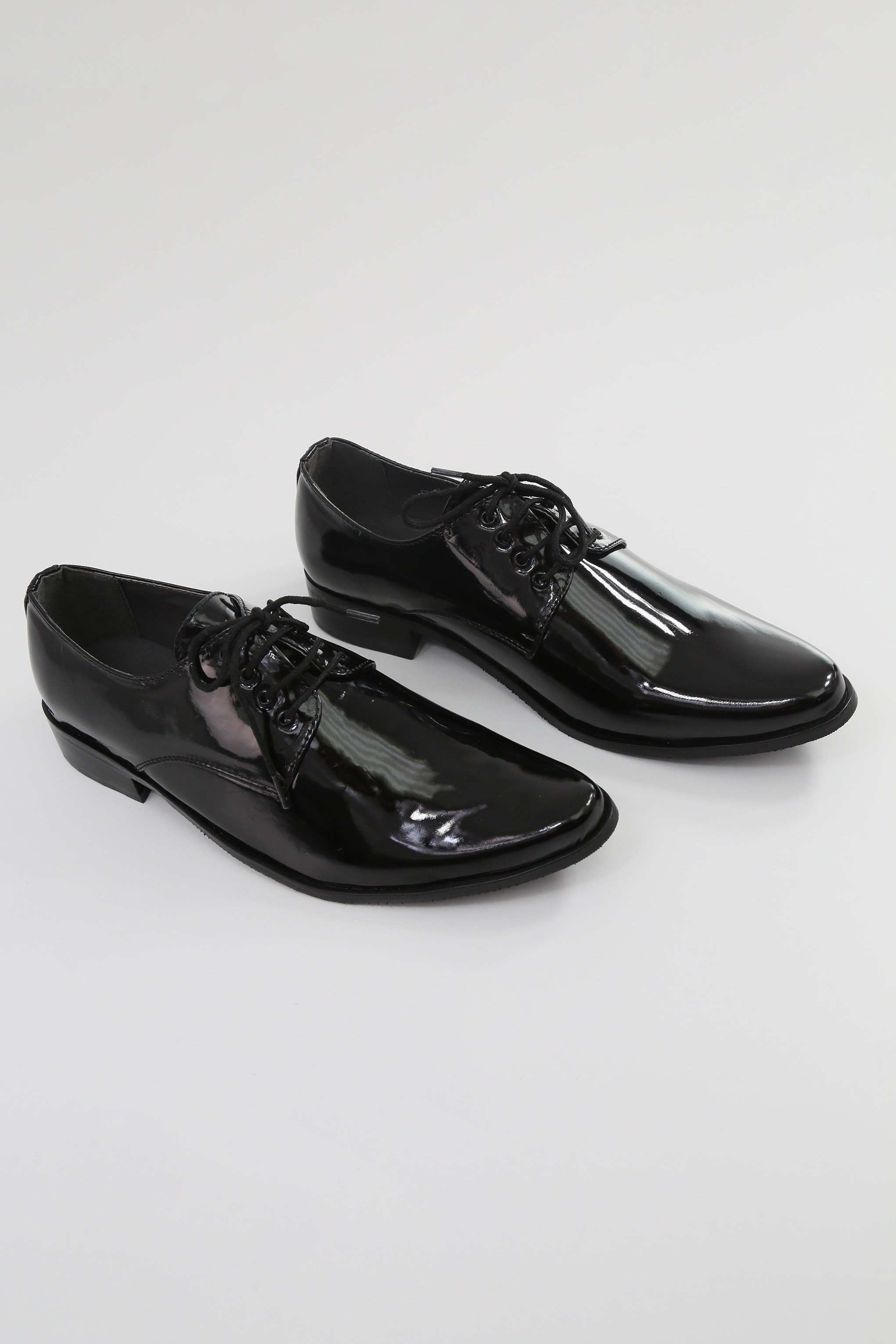 Boys Patent Leather Derby Shoes - GEORGE