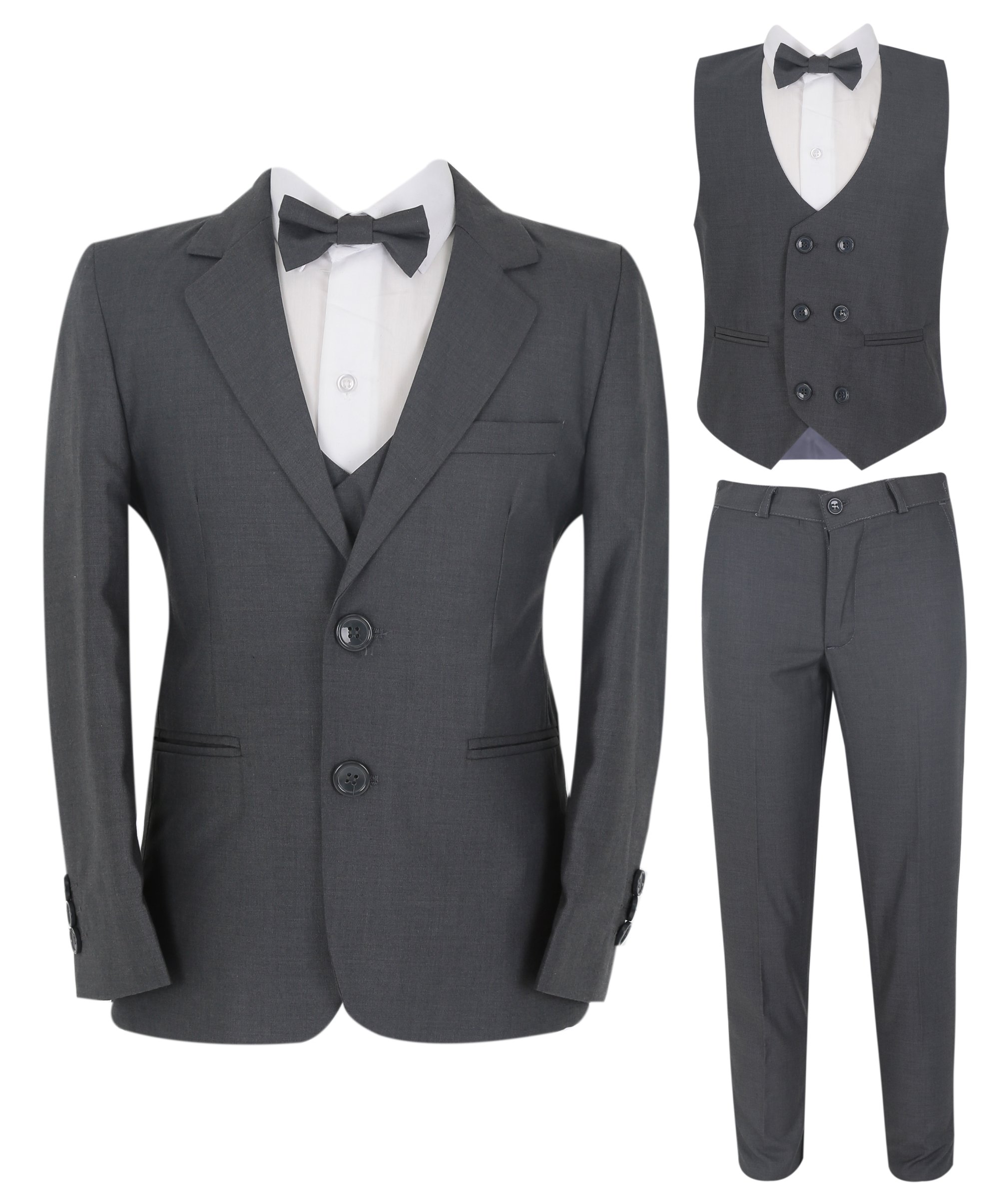 Boys Slim Fit 7 Piece Suit - DAVID D.GREY