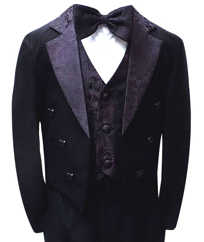 Boys tuxedo clearance with tails