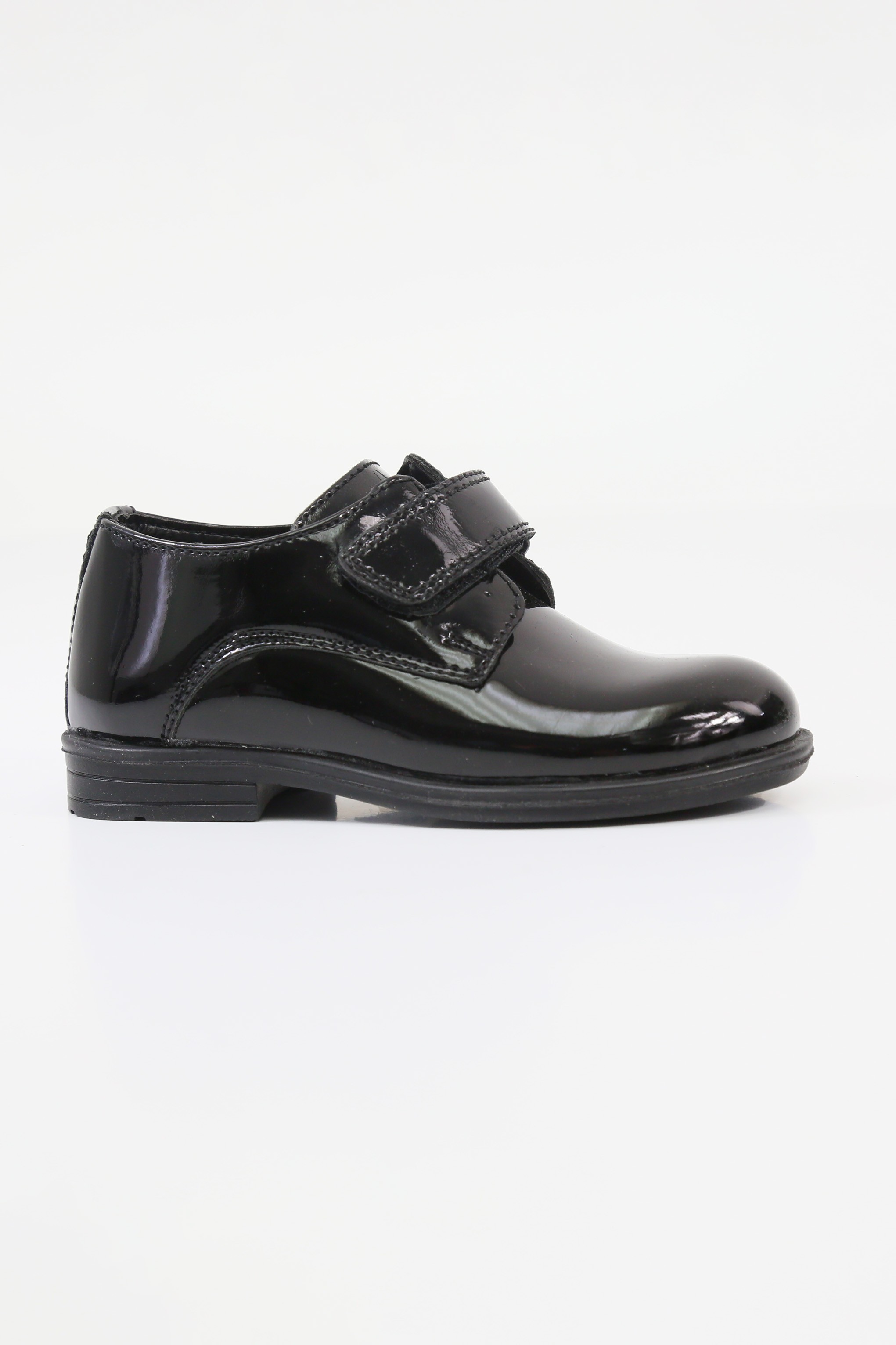 Boys Black Velcro Patent Dress shoes - MARCO