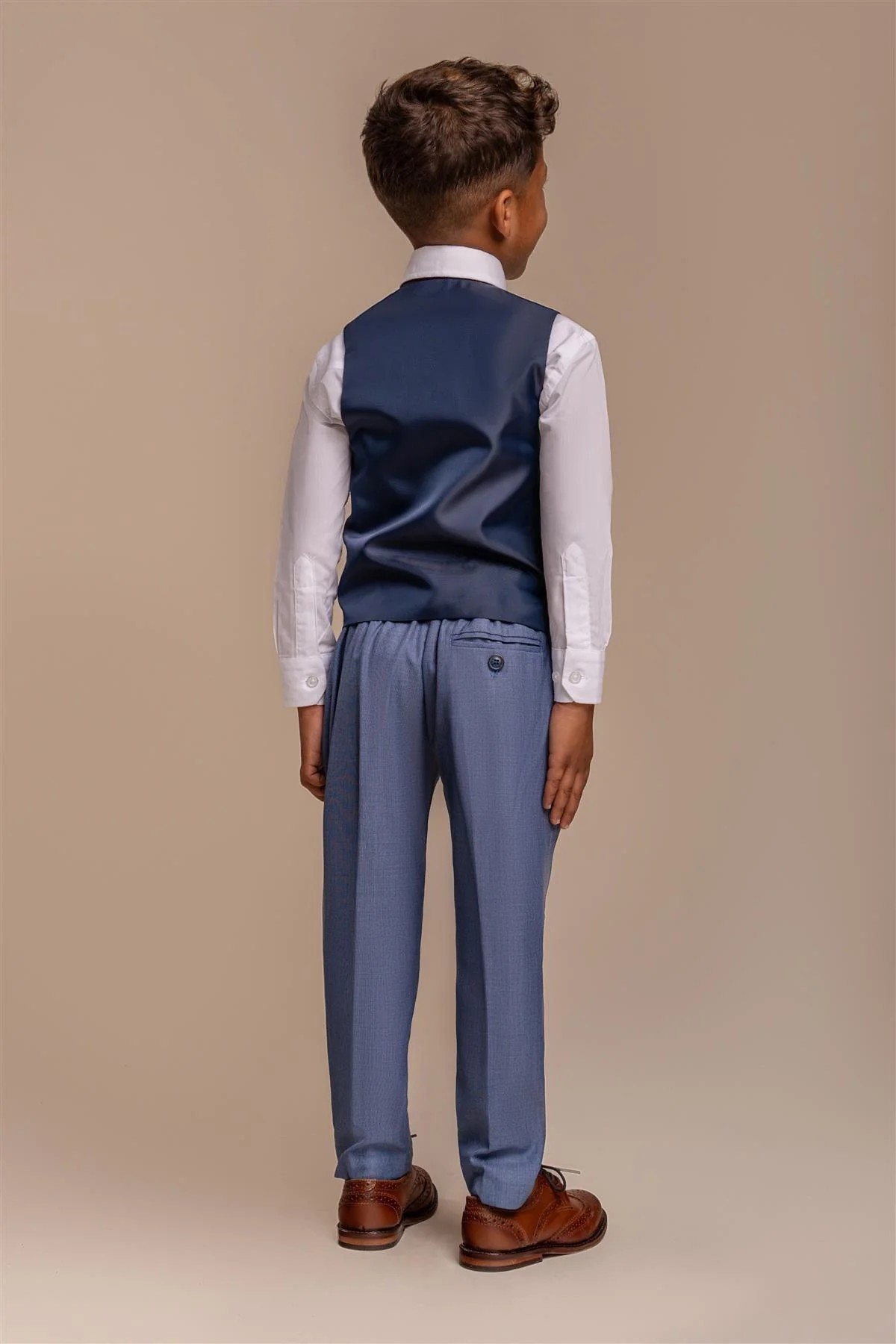 Boys Slim Fit Royal Blue Suit - FORD