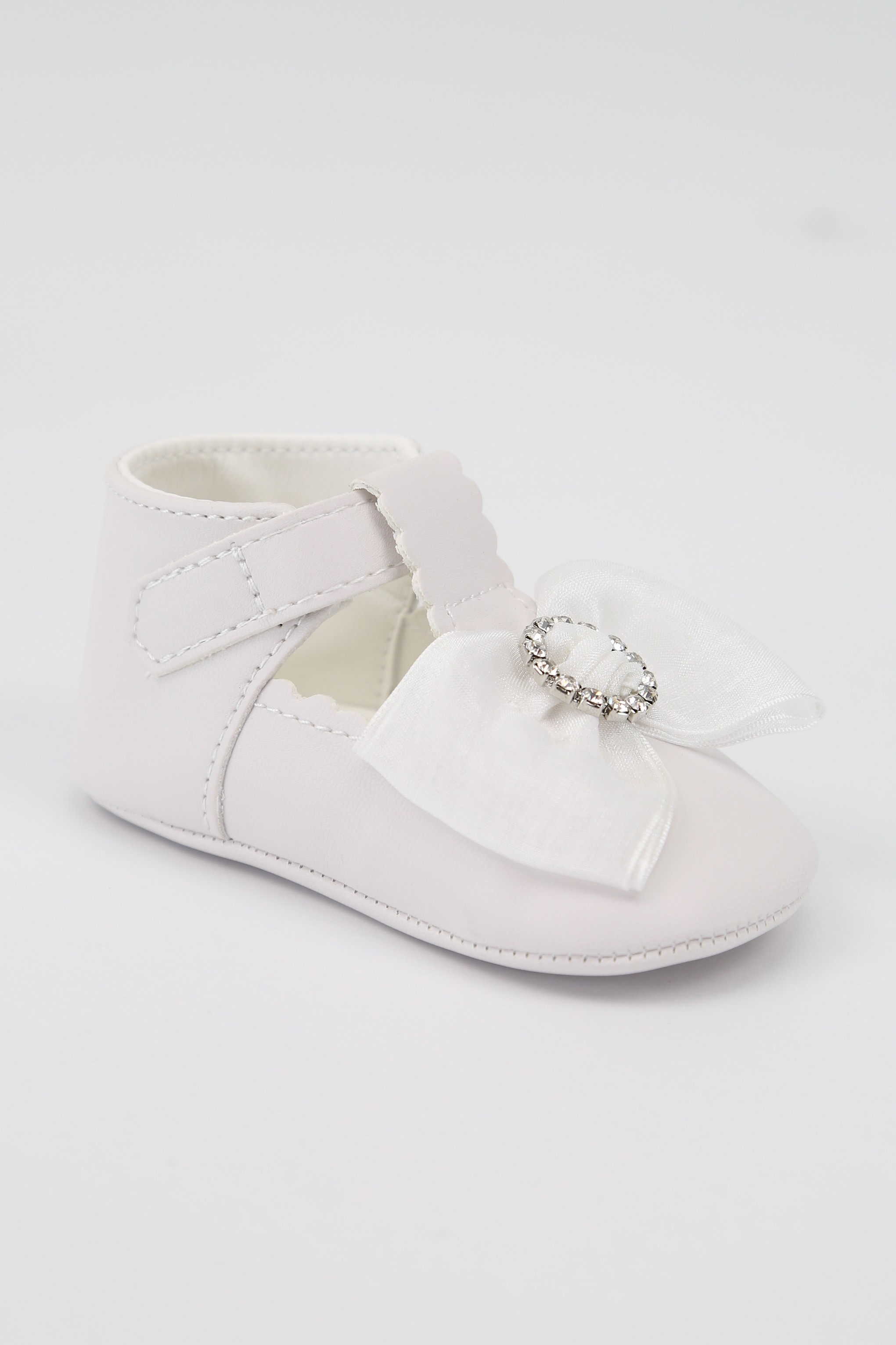 Baby Girls Rhinestones Christening Shoes - MILLIE