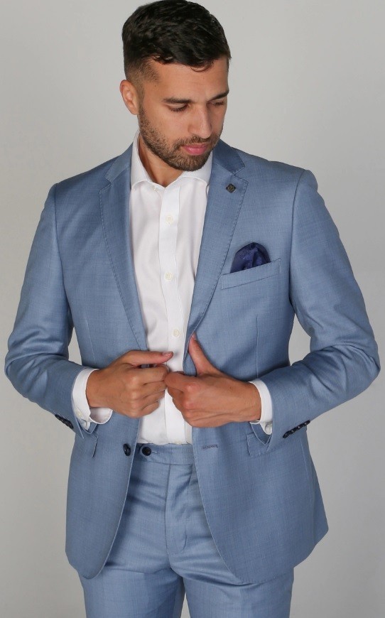 Men's Tailored Fit Formal Suit  - CHARLES