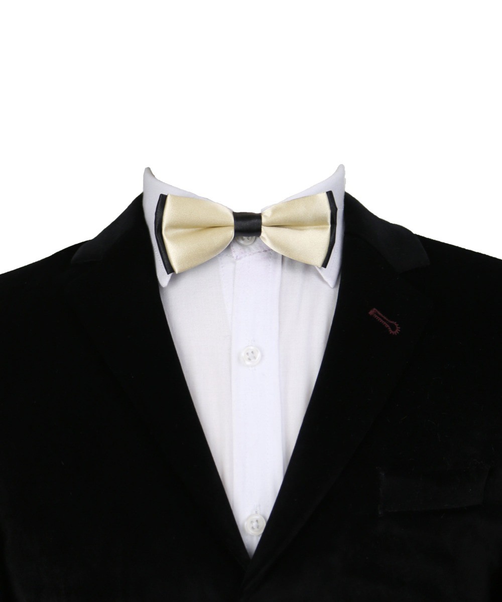 Boys Two-Toned Layered Adjustable Bowtie