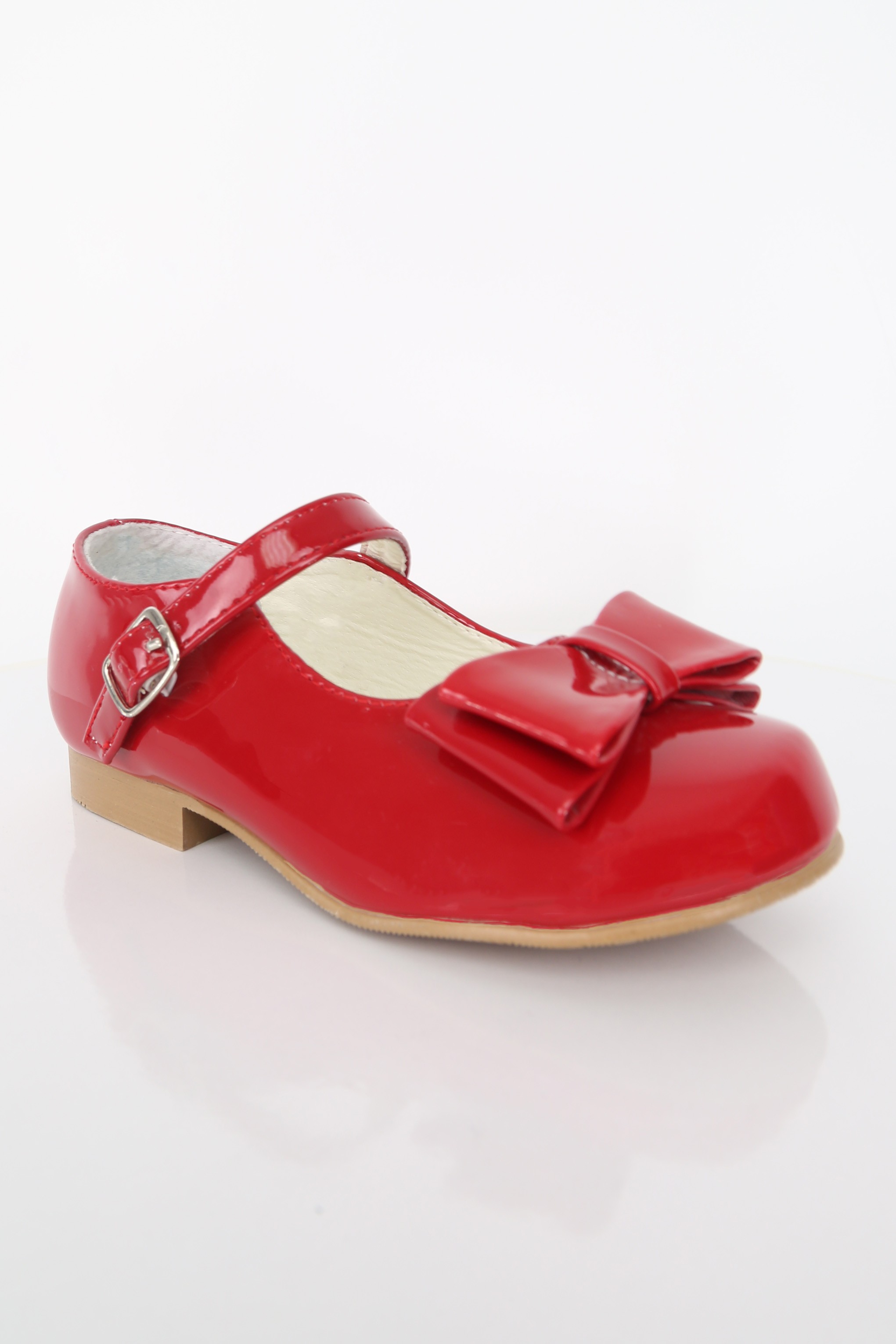 Girls Patent Mary Jane Shoes with Bow – LIYA