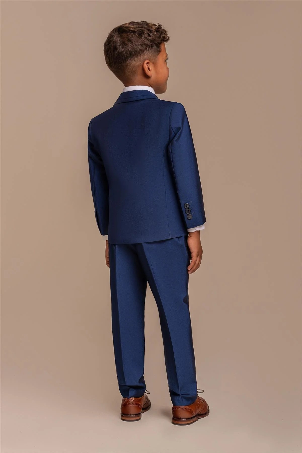 Boys Slim Fit Royal Blue Suit - FORD