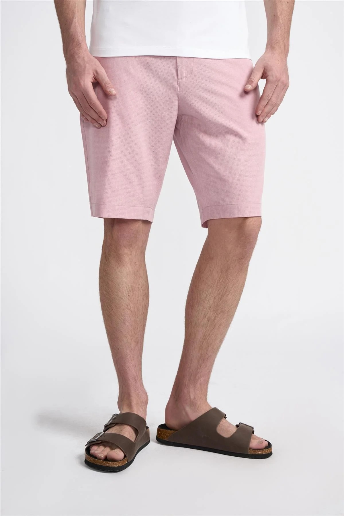 Men's Summer Essential Textured Short – DENVER - Mauve