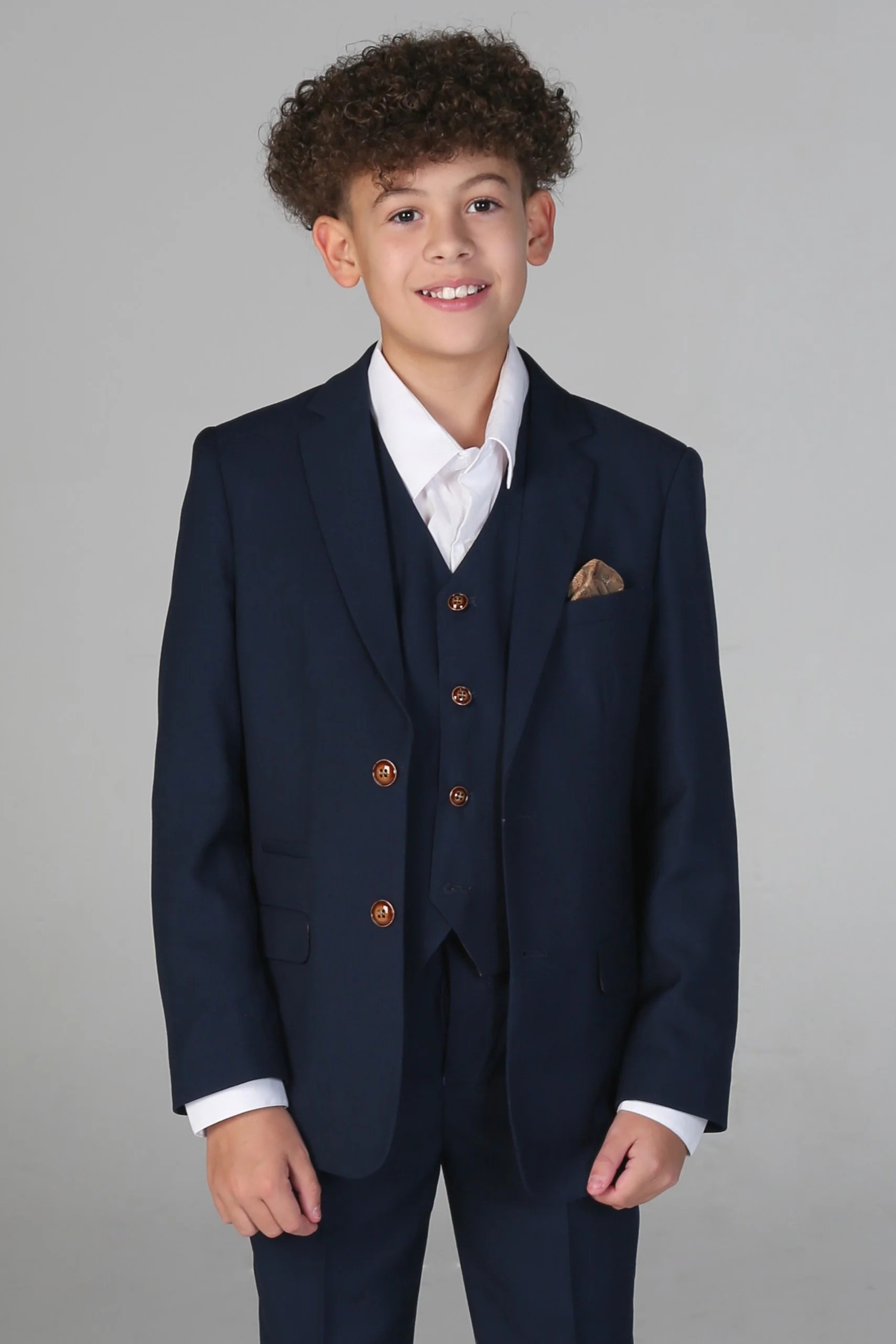 Boys Tailored Fit Suit - MAYFAIR - Navy