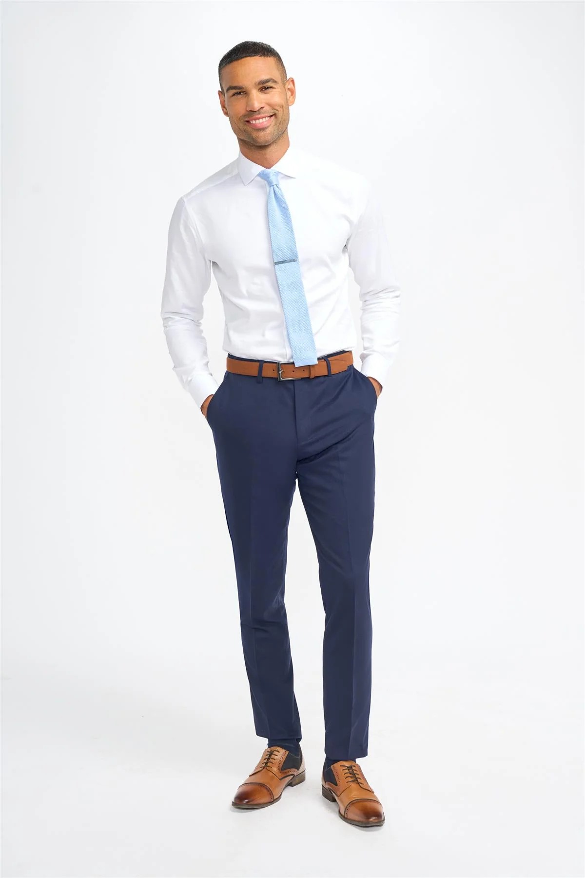 Men’s Wool Slim Fit Formal Trousers - James