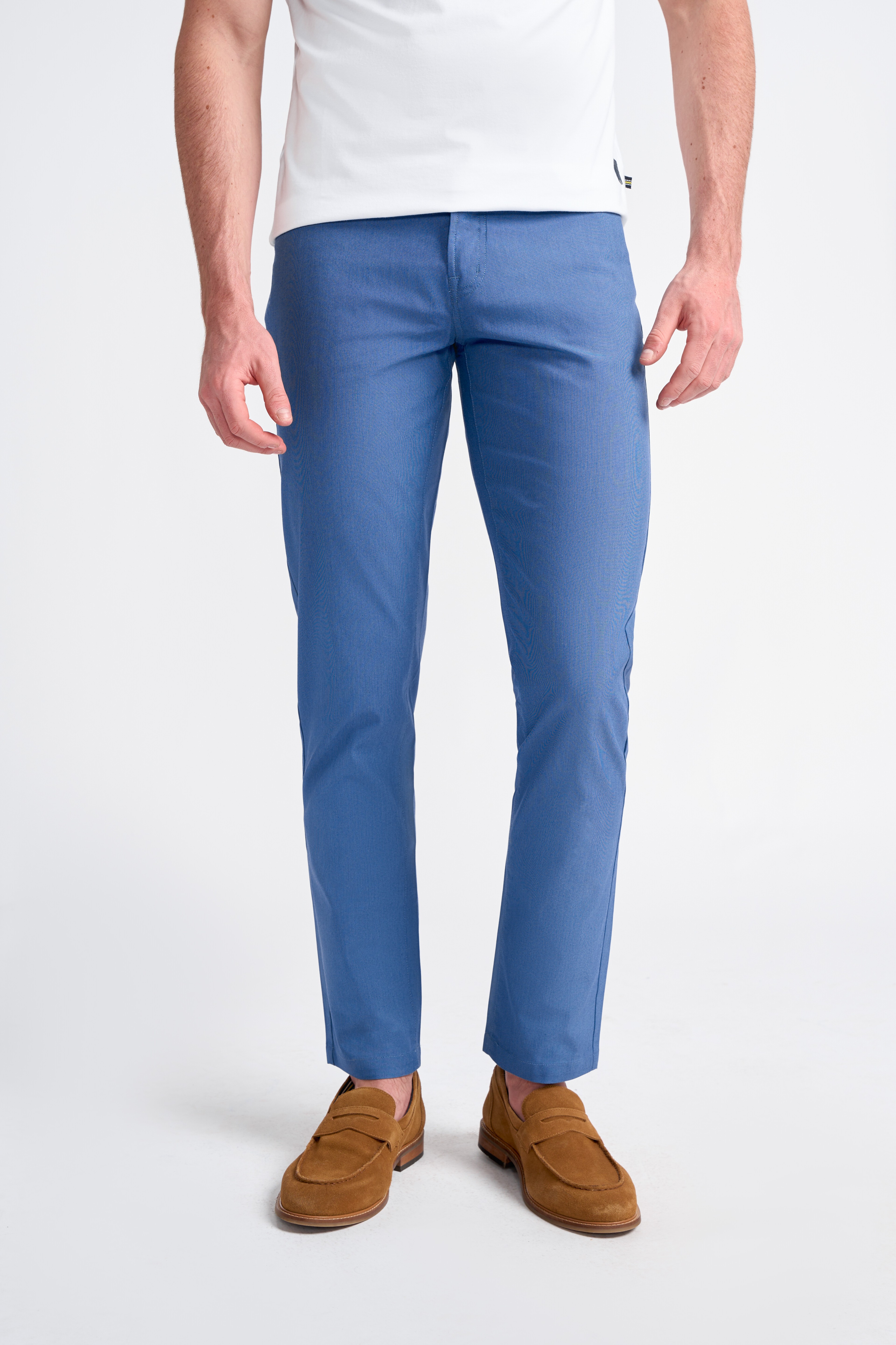 Men’s Cotton Blend Jean Cut Chino Trousers – DALTON