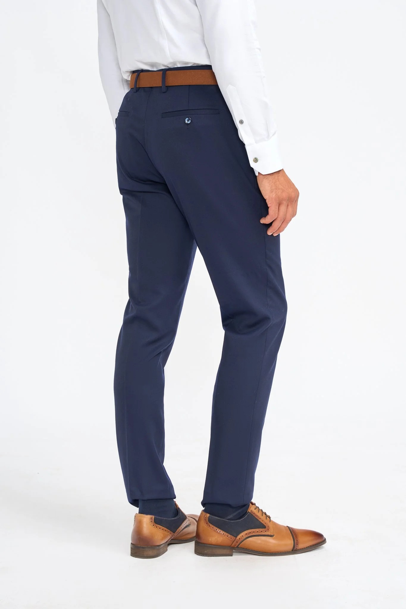 Men’s Wool Slim Fit Formal Trousers - James