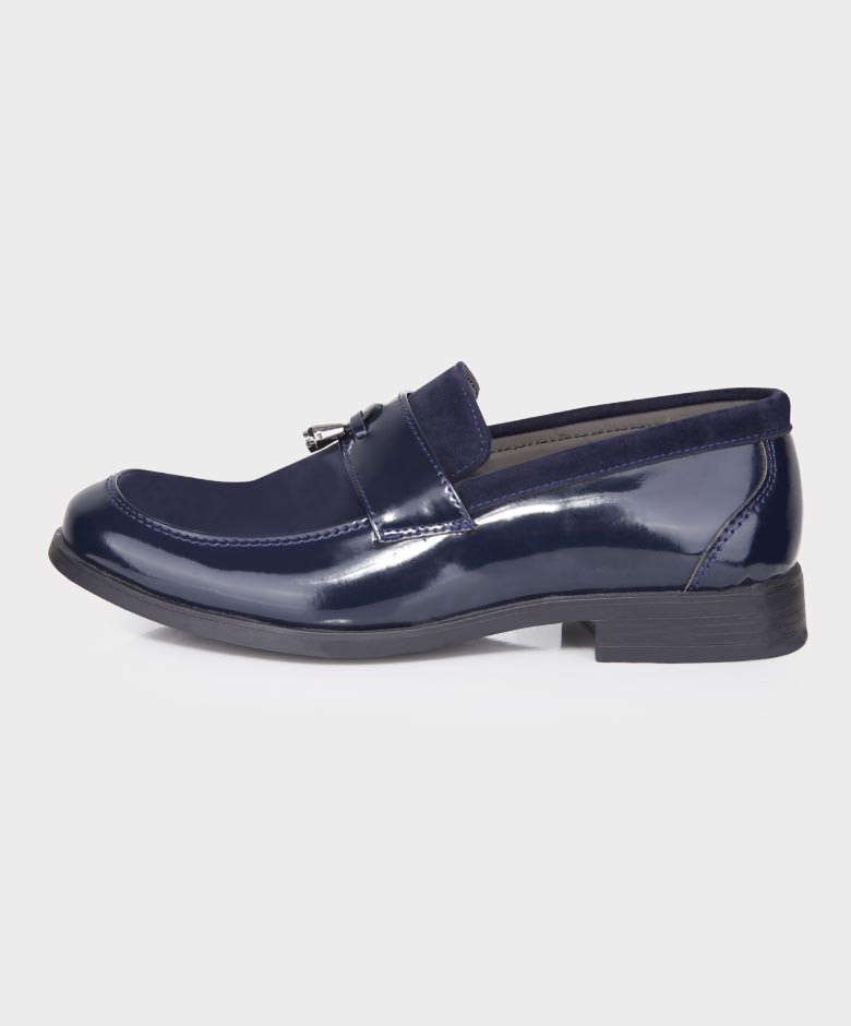 Baby Boys & Boys leather and Suede Slip on Formal Tassel Loafers