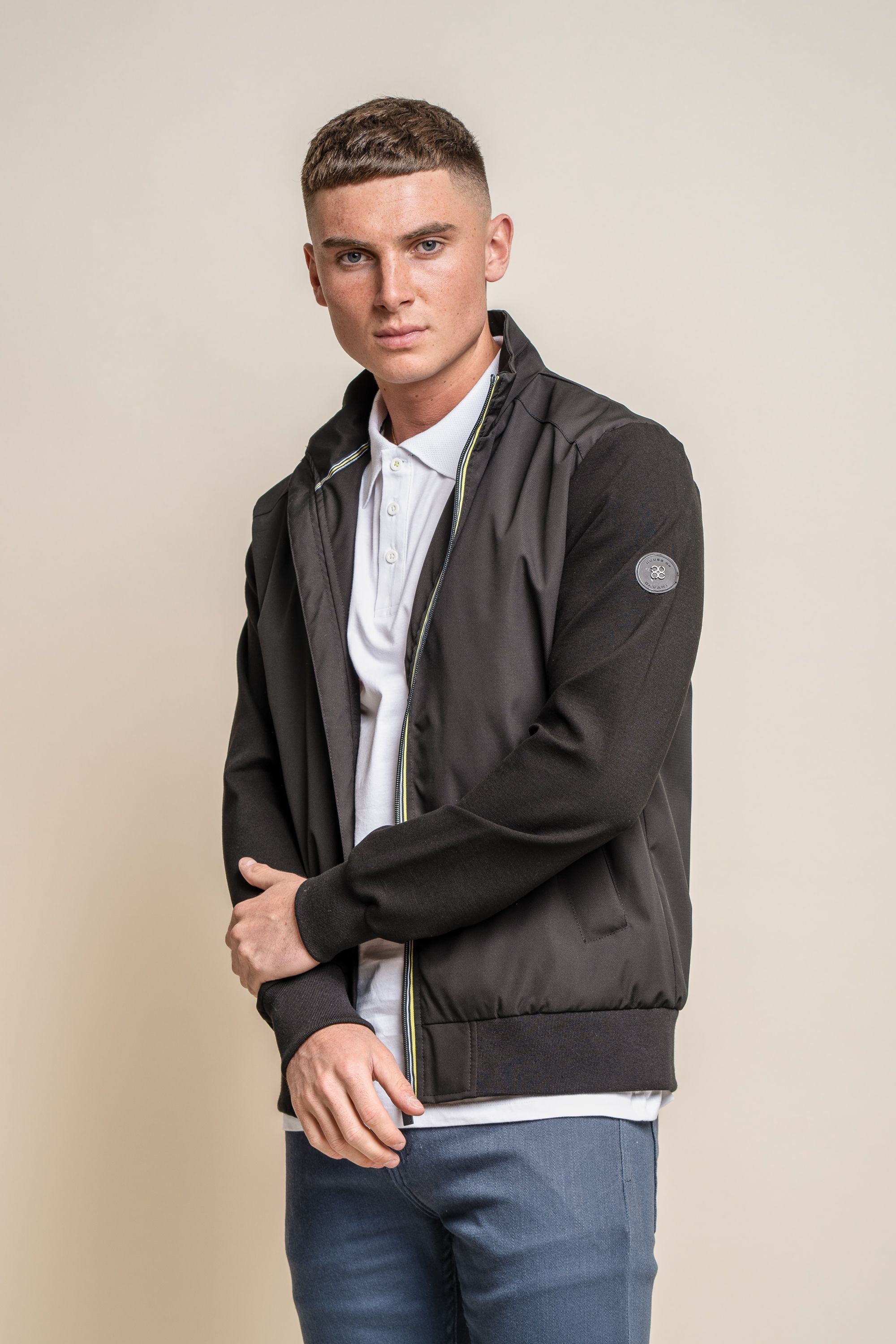 Men's Lightweight Slim Fit Bomber Jacket - KASPER