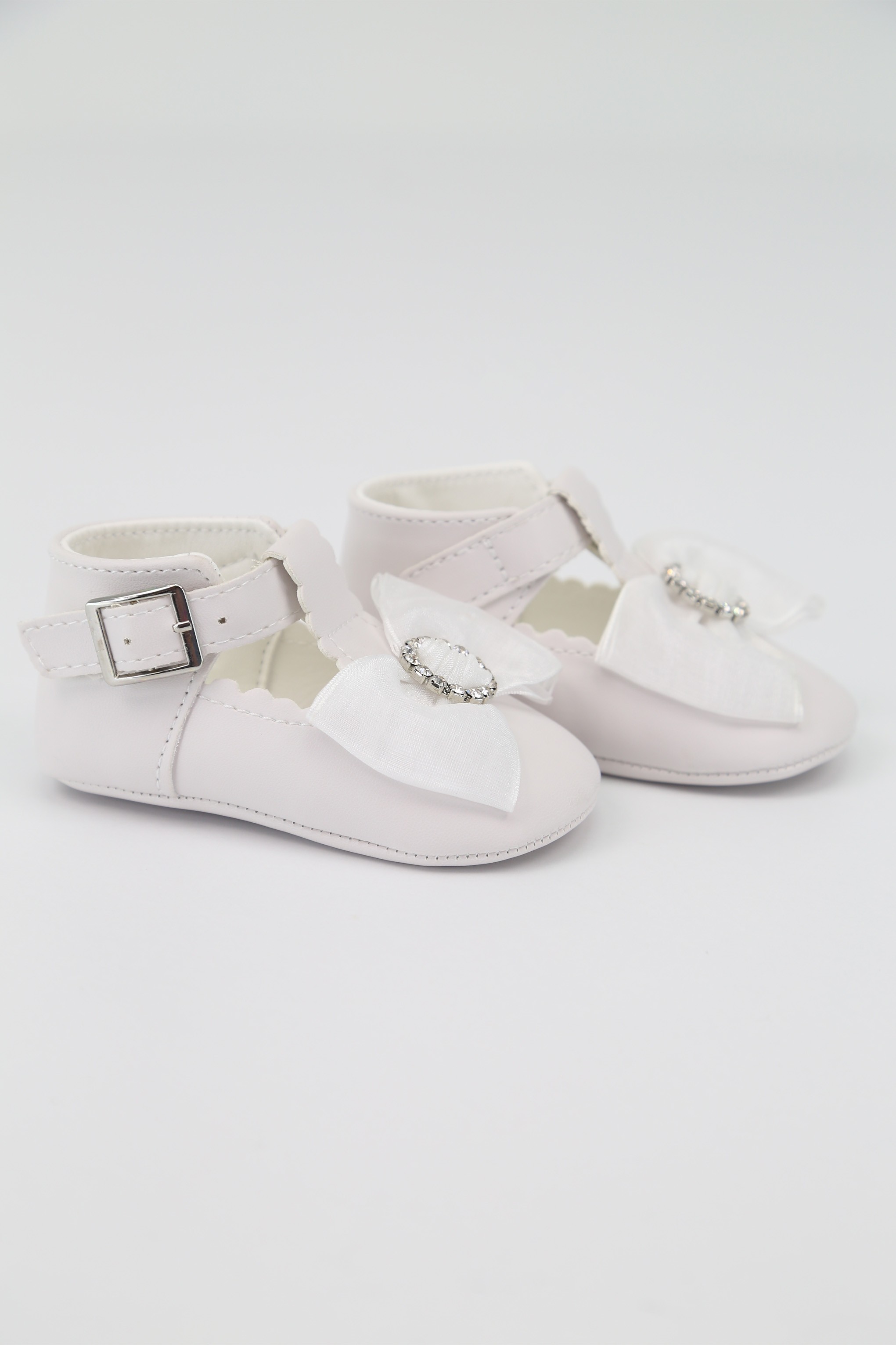 Baby Girls Rhinestones Christening Shoes - MILLIE