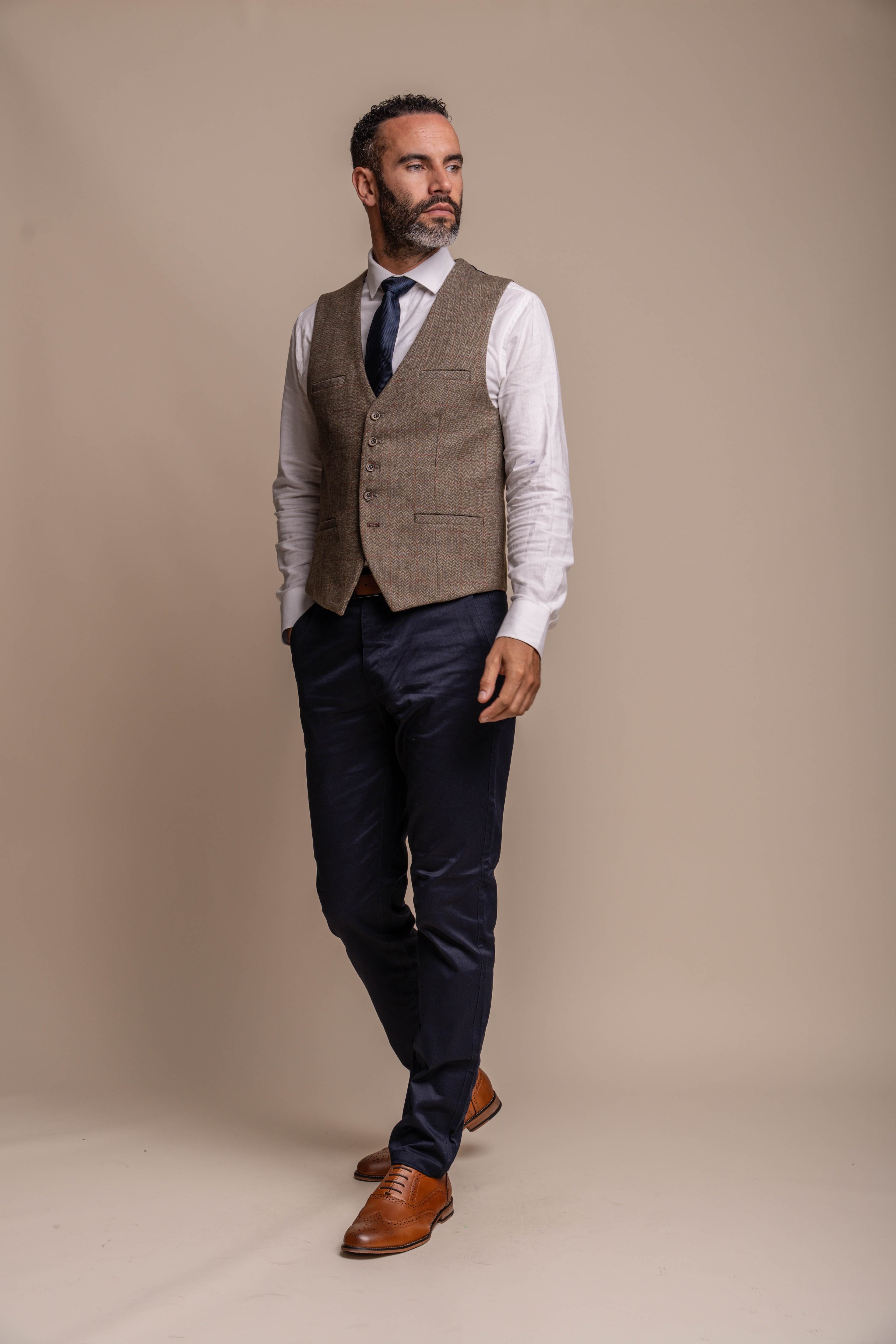 Men's Gaston Suit with Navy Chino - Combined set