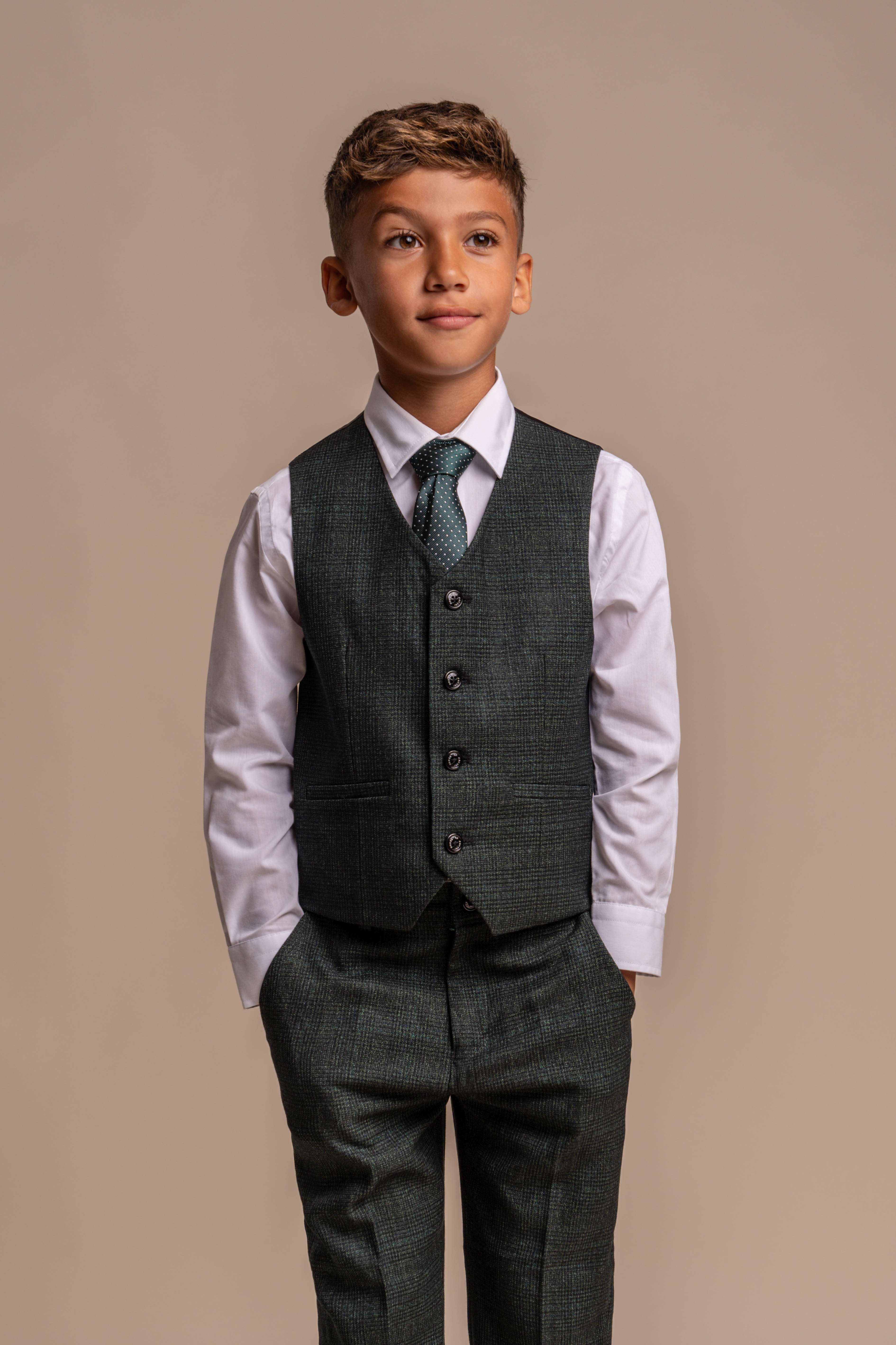 Boys Slim Fit Formal Suit - CARIDI