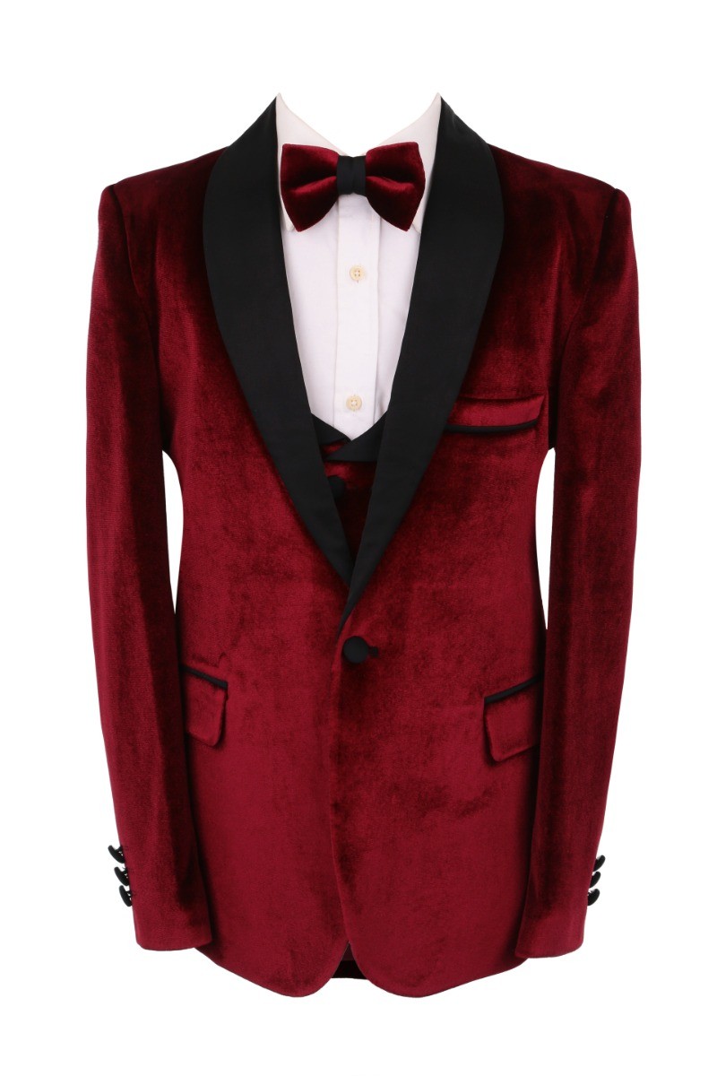 Dark Red Velvet Groom Velvet Tuxedo With Shawl Lapel High Quality Wedding  Suit For Men Jacket, Pants, And Tie Best Man Blazer H:834 From Handbag1969  , $85.8 | DHgate.Com