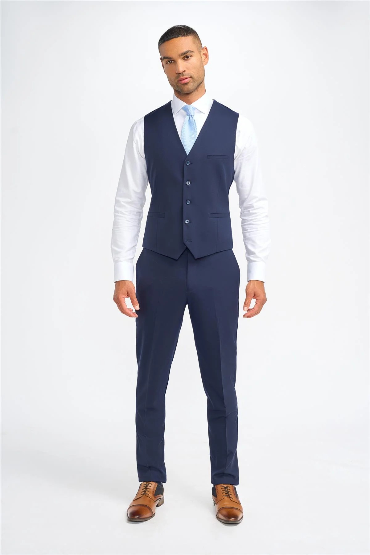 Men’s Wool Slim Fit Formal Waistcoat - James