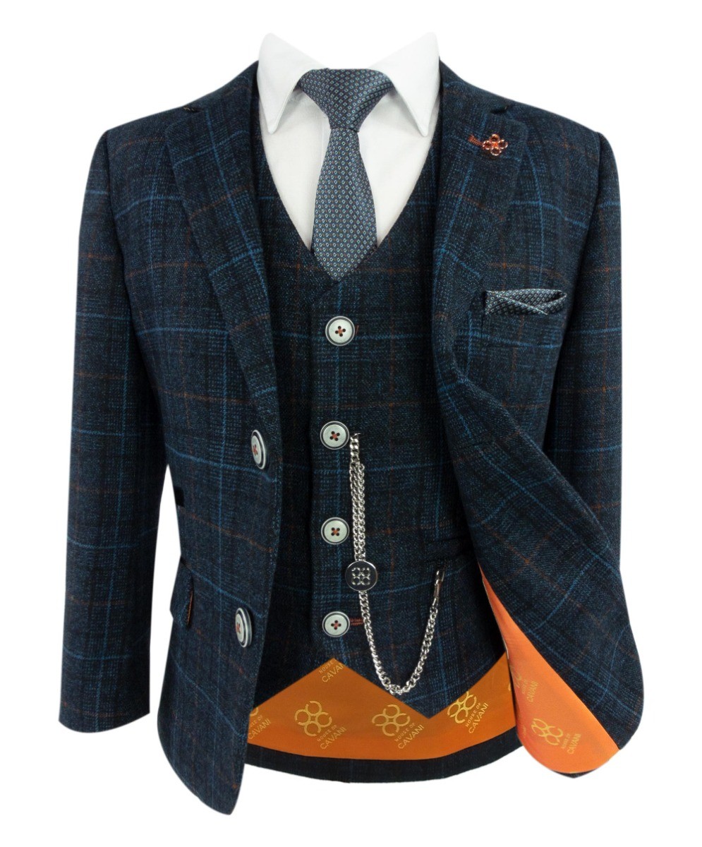 Tweed hot sale suit cavani