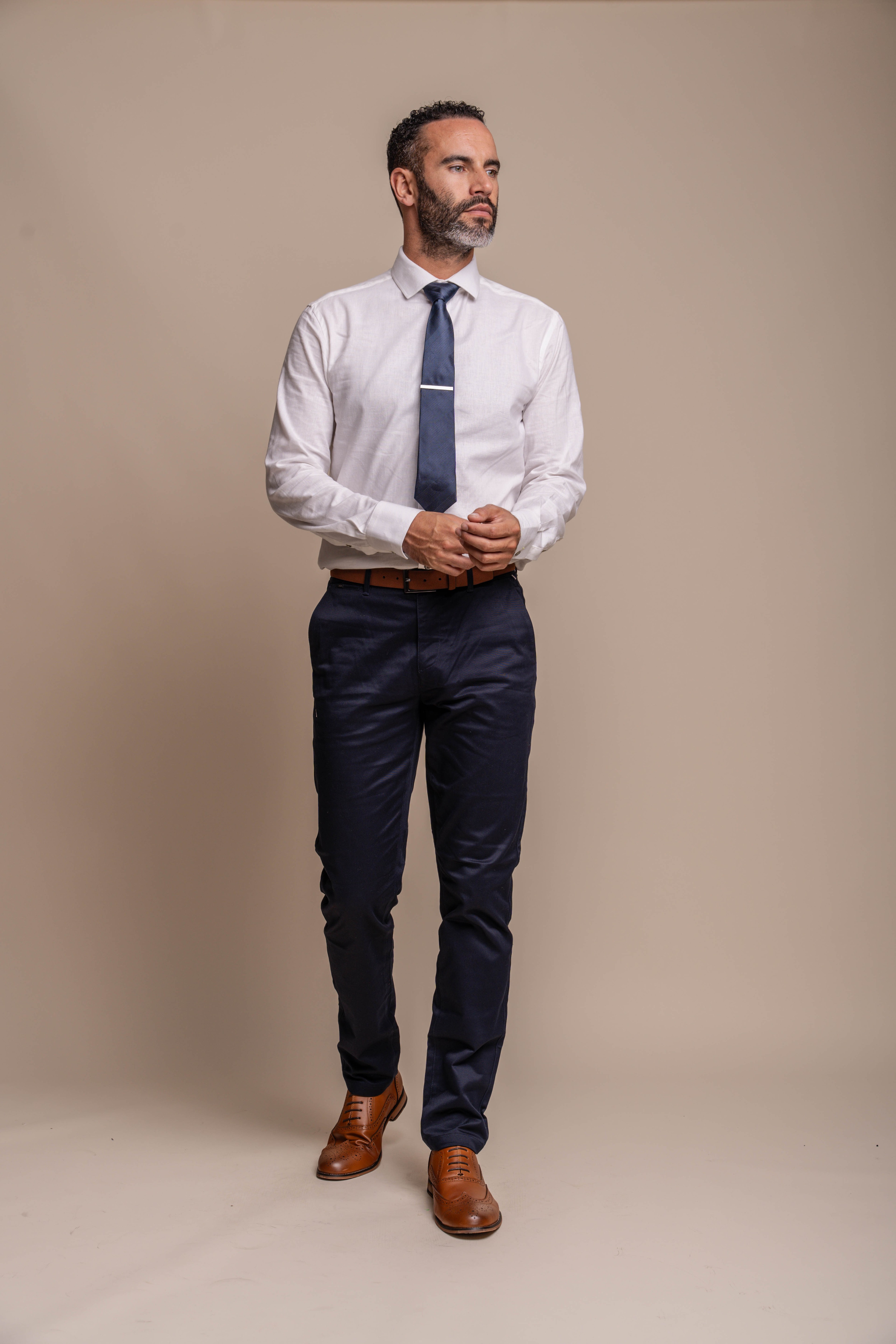 Men's Gaston Suit with Navy Chino - Combined set